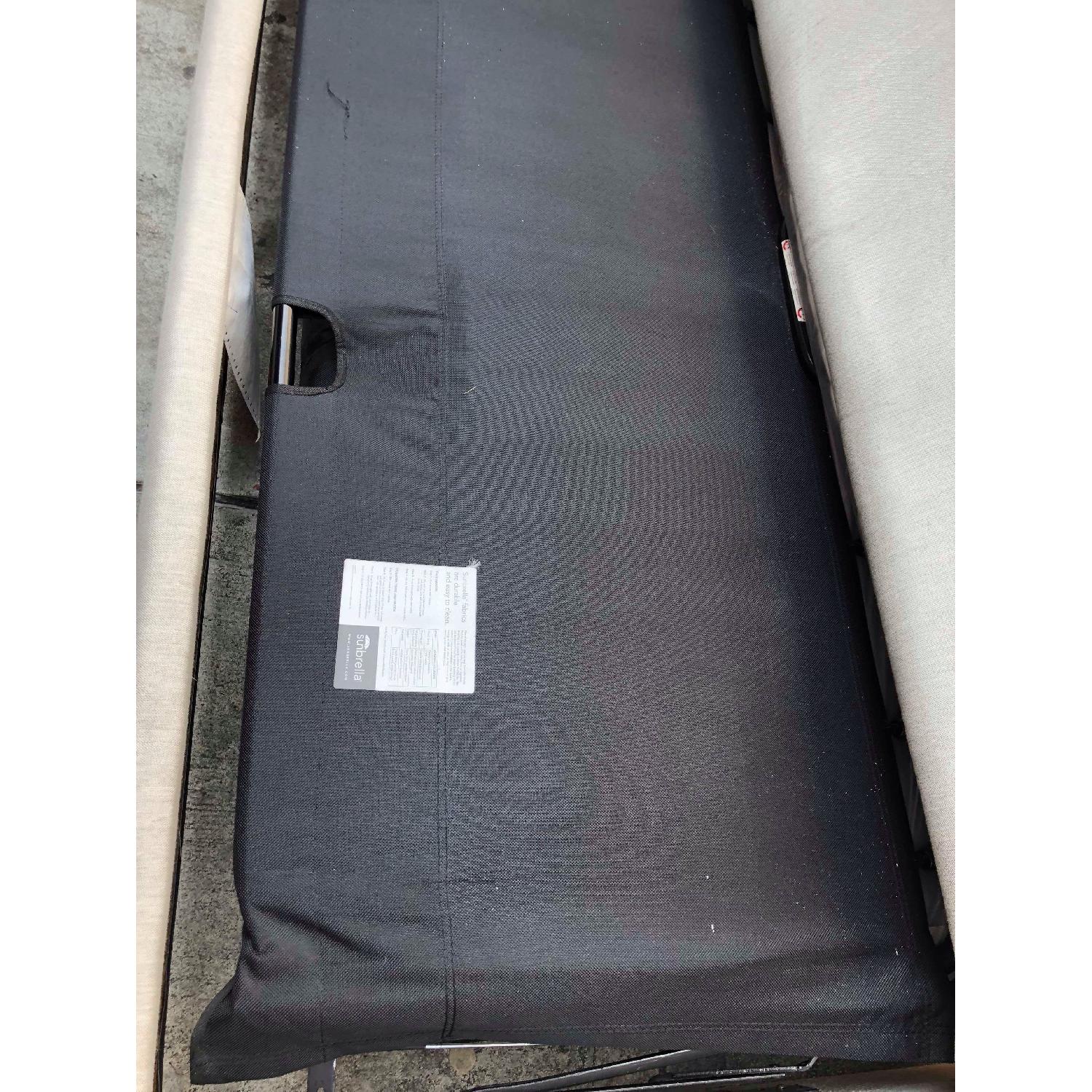 Bauhaus Sunbrella Wooster Fife White Welt Queen Sofa Bed - image-13