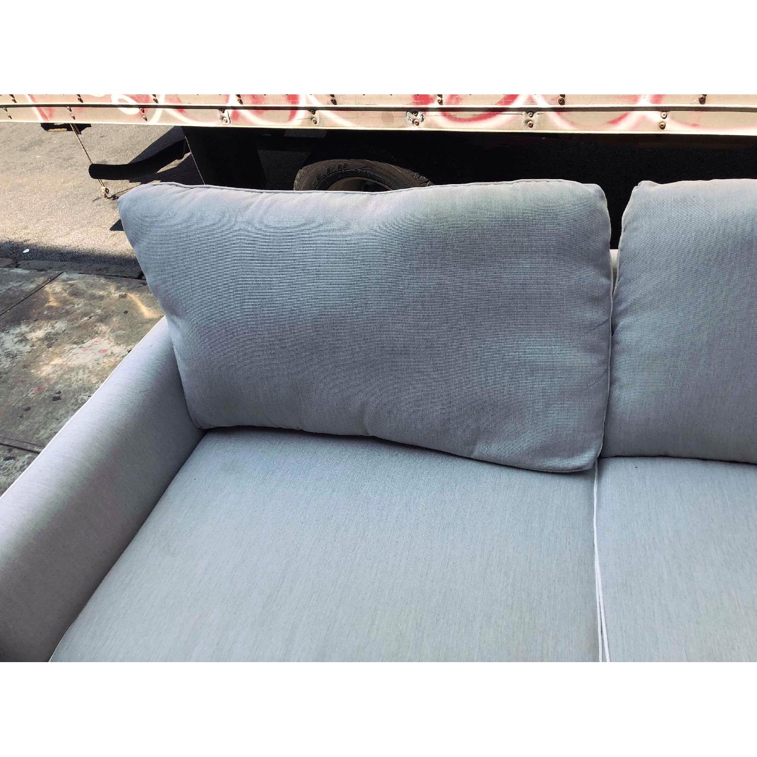 Bauhaus Sunbrella Wooster Fife White Welt Queen Sofa Bed - image-15