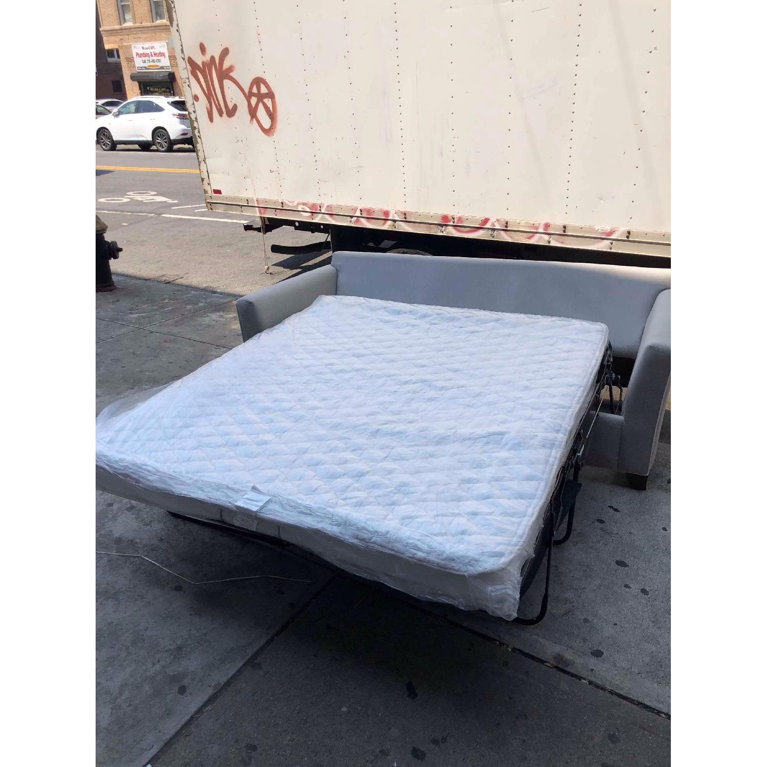 Bauhaus Sunbrella Wooster Fife White Welt Queen Sofa Bed - image-18