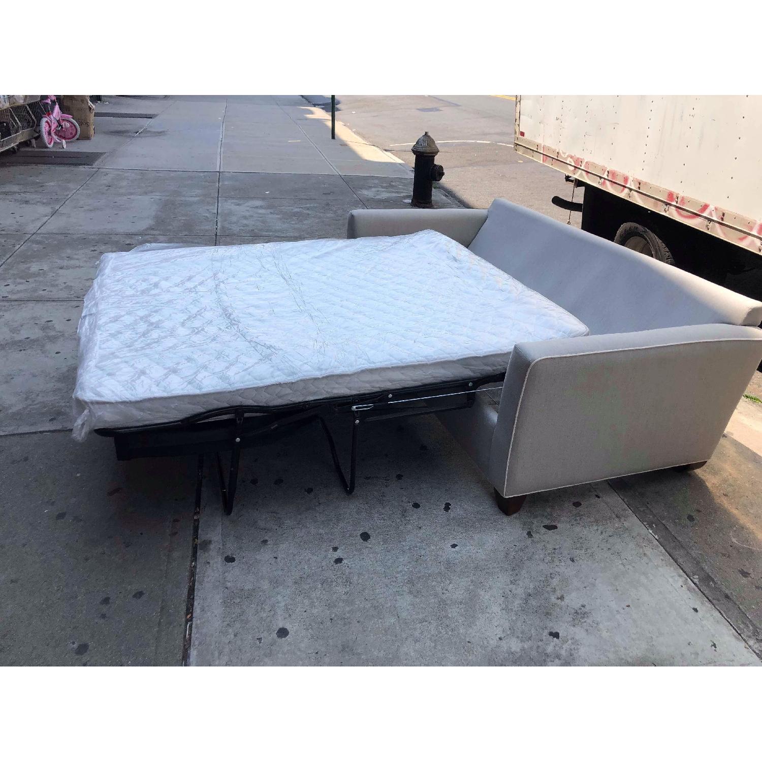 Bauhaus Sunbrella Wooster Fife White Welt Queen Sofa Bed - image-21