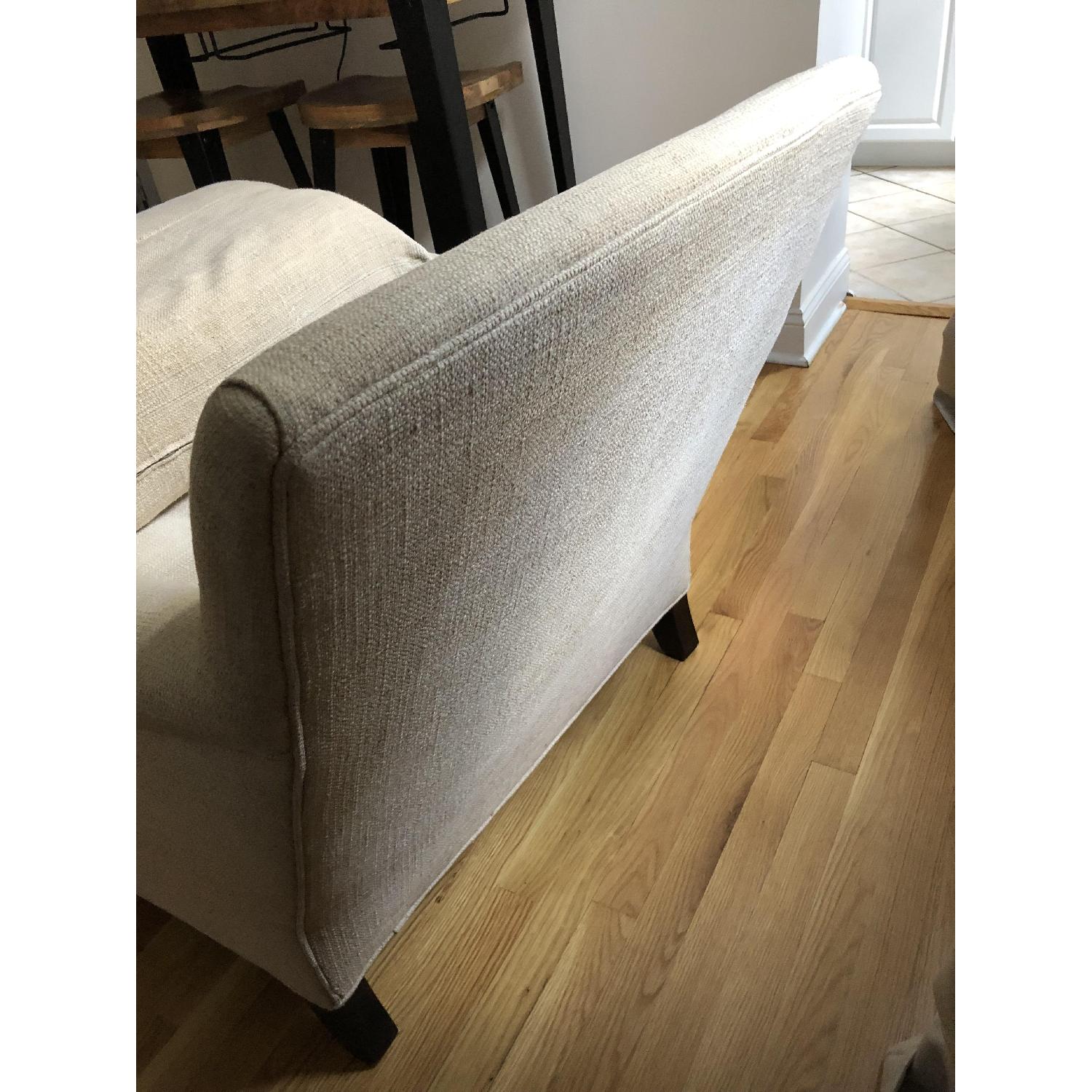 Crate & Barrel Essex Armchair w/ Casters AptDeco