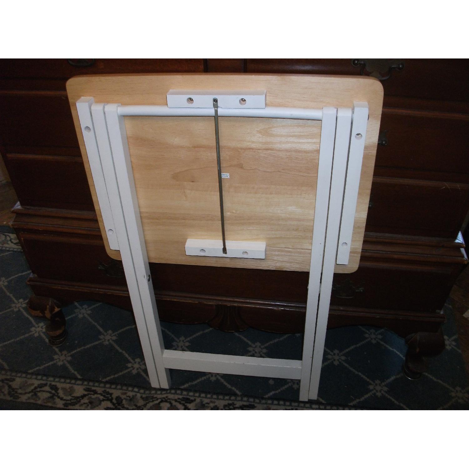 Wooden Folding Snack Trays - image-4