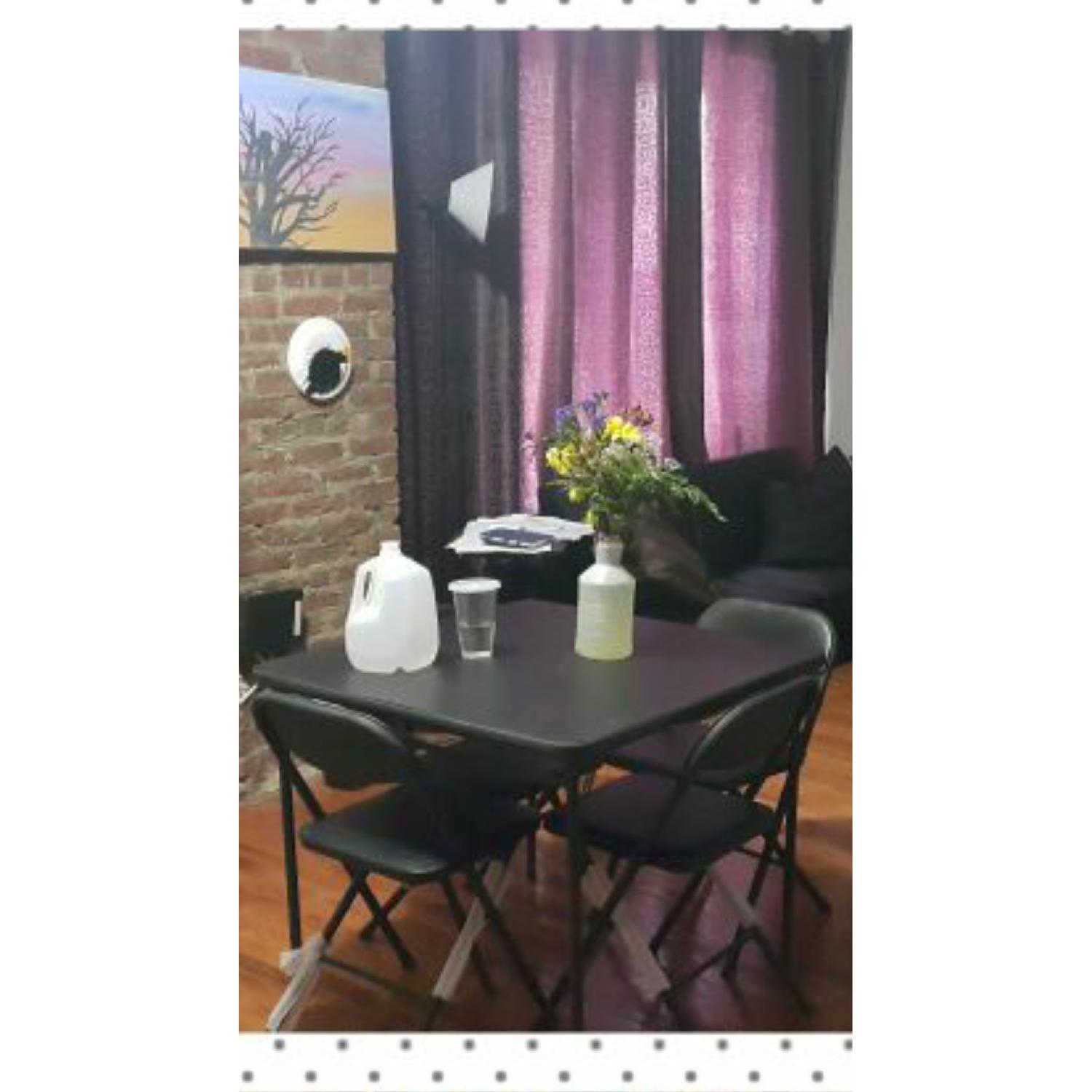 Square Dining Table w/ 4 Chairs - image-1