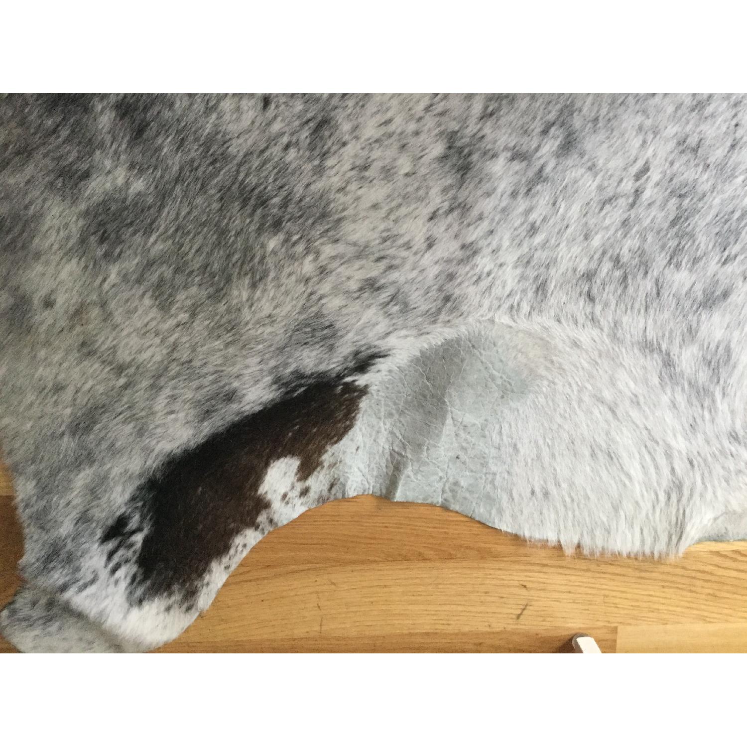 ABC Carpet and Home Grey Brazilian Cowhide Rug - image-6