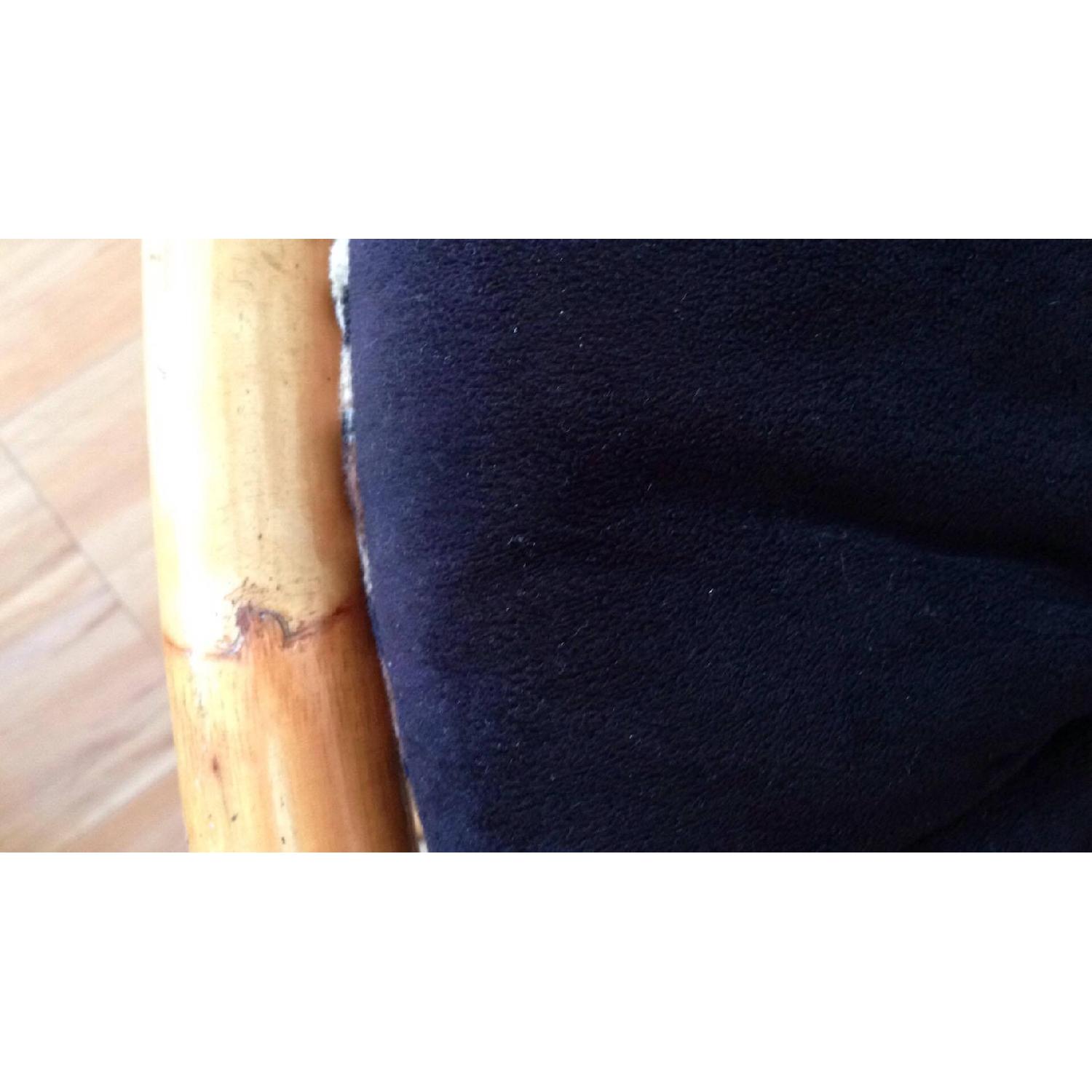 Papason Chair w/ Reversible Black/Cheetah Print Cover - image-5