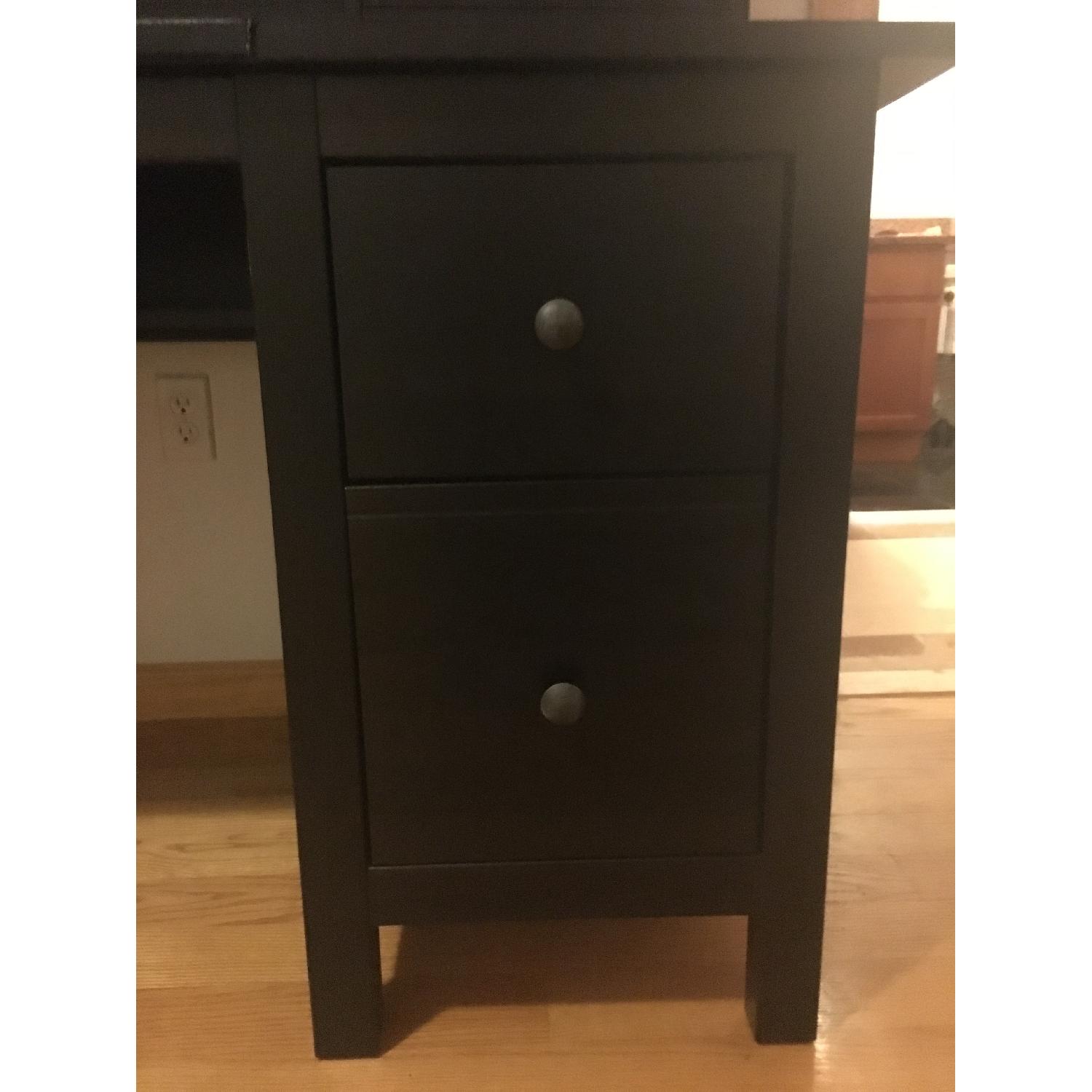 Ikea Hemnes Desk w/ Hutch & Malkolm Desk Chair - image-3