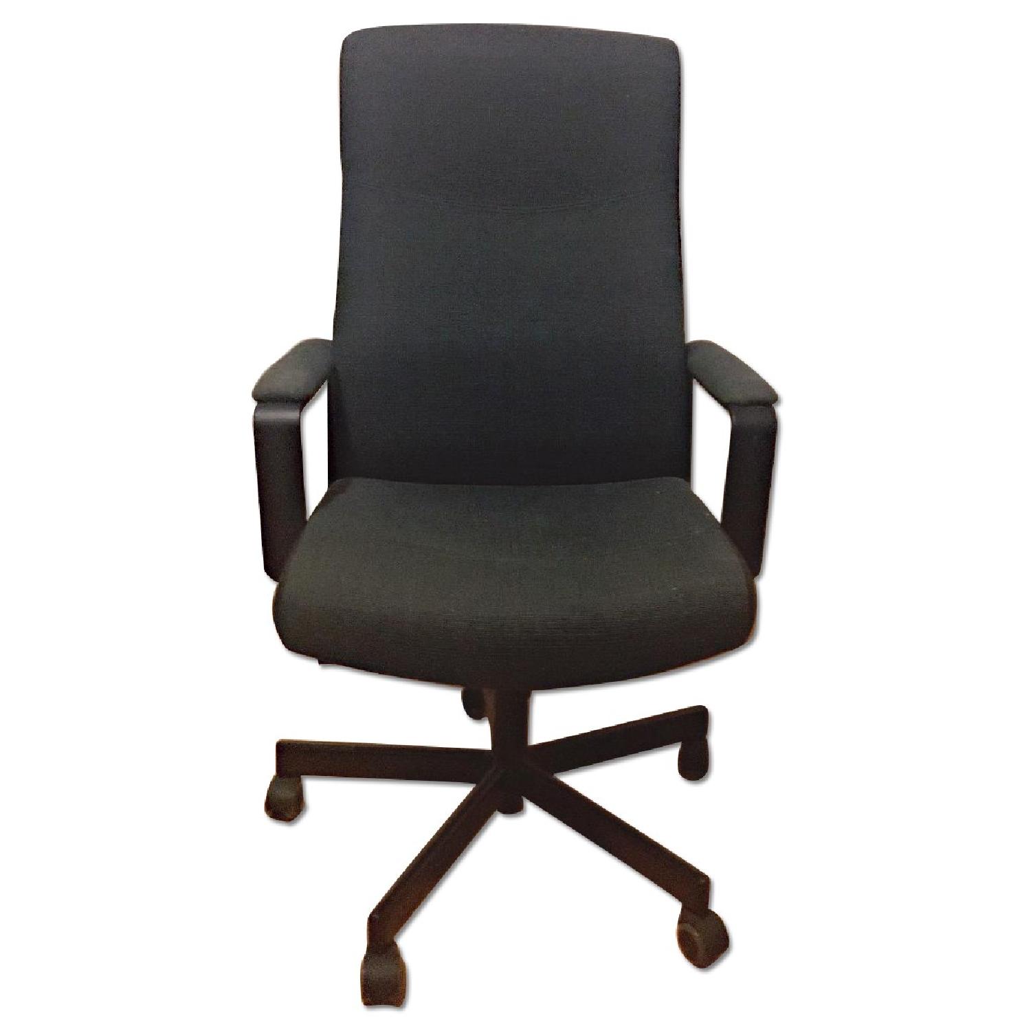 Ikea Hemnes Desk w/ Hutch & Malkolm Desk Chair - image-9