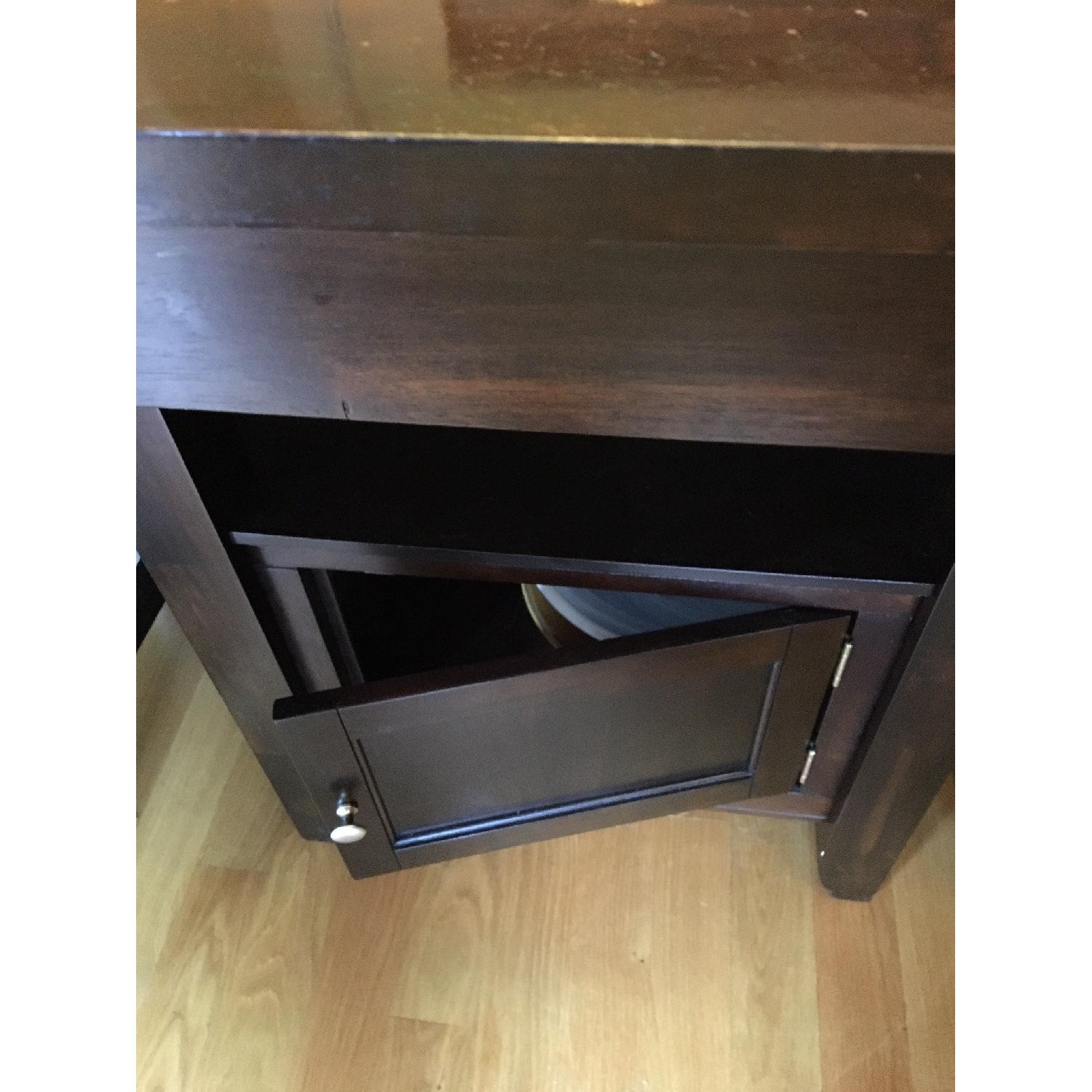 Expandable Wooden High Top Dining Room Table w/ 6 Chairs & 1 Bench - image-7