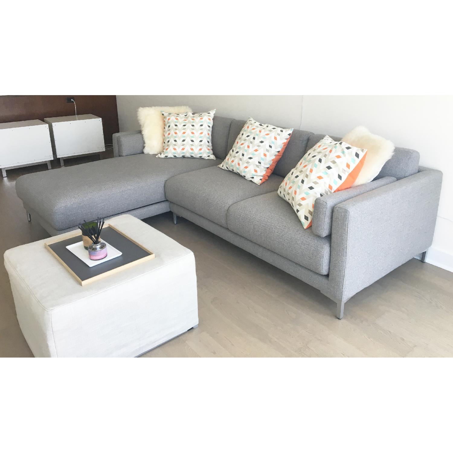 CB2 District Sectional Sofa - image-1