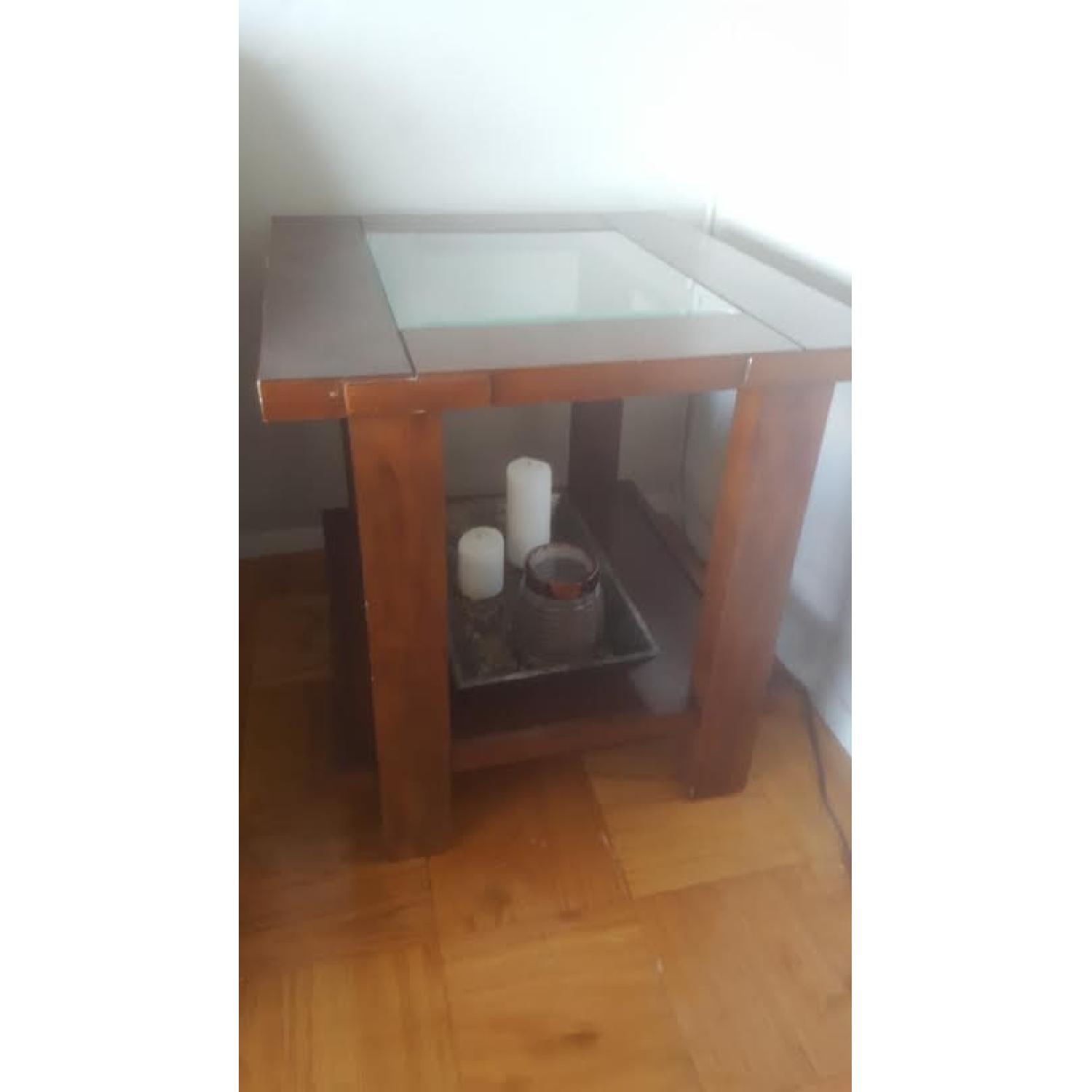 Ikea Wood End Table - image-1