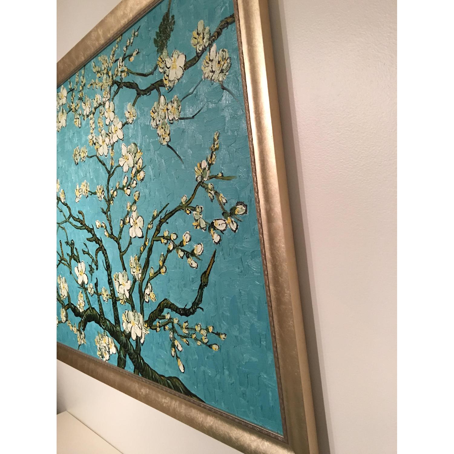 Vincent Van Gogh Hand Painted Framed Canvas Art Branches of an Almond