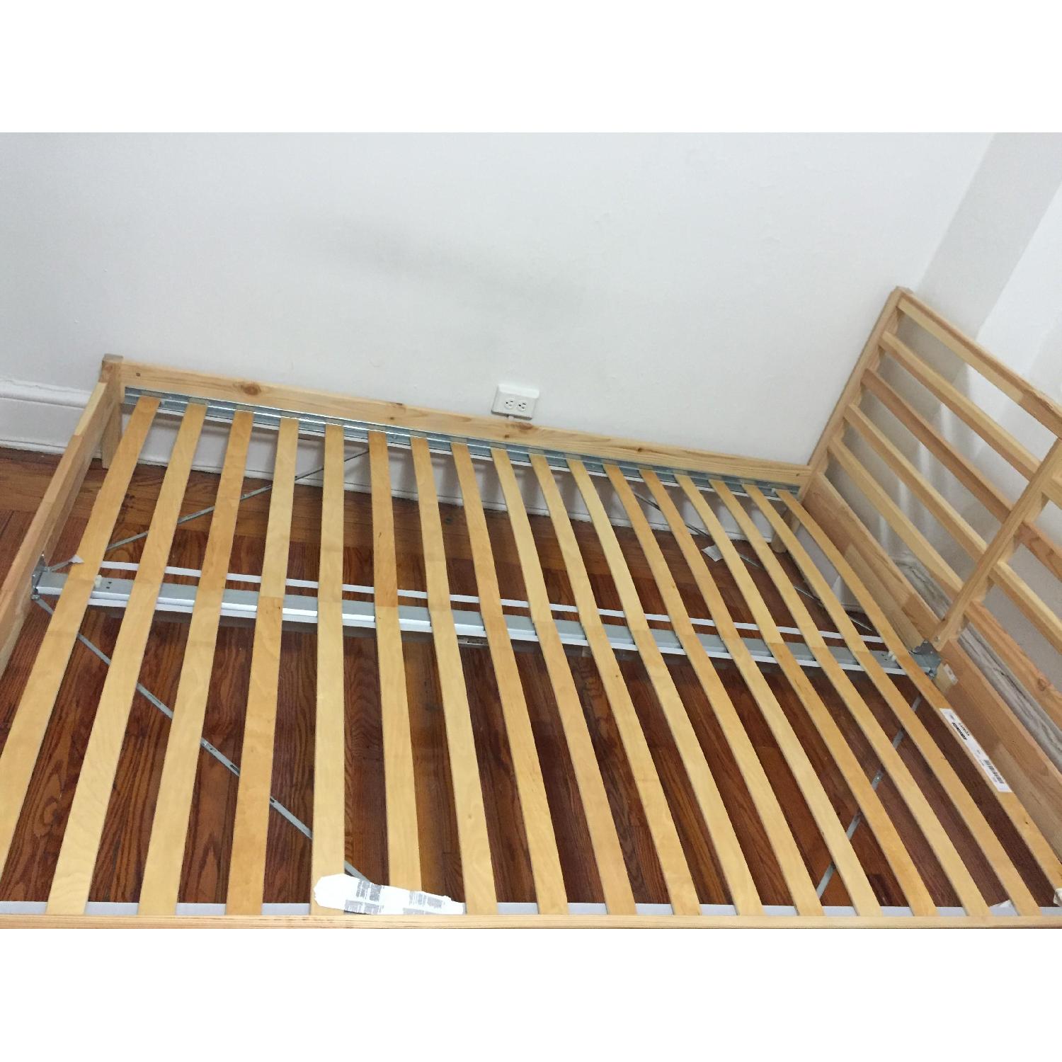 Ikea Tarva Queen Size Bed Frame w/ Slats - image-1