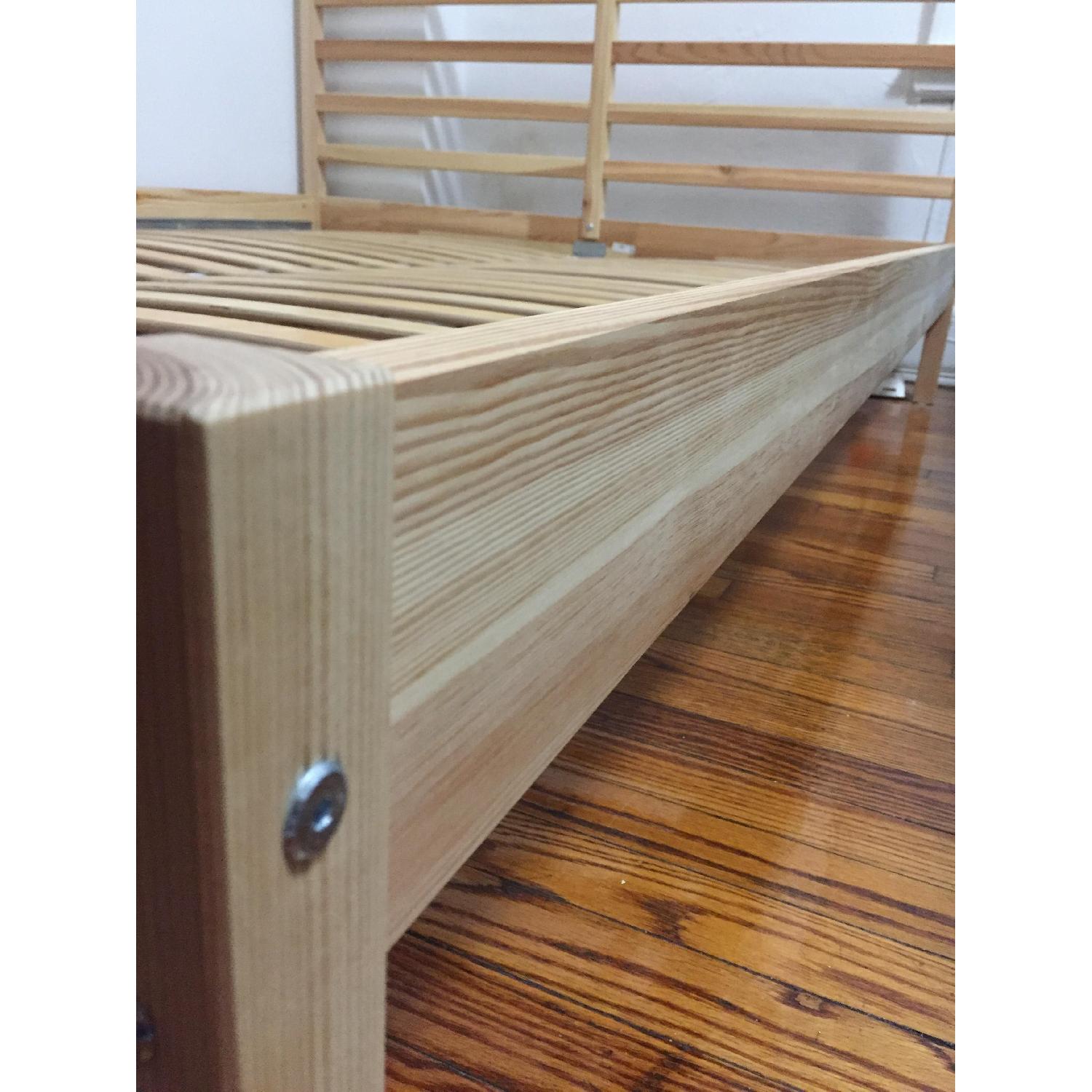 Ikea Tarva Queen Size Bed Frame w/ Slats - image-5