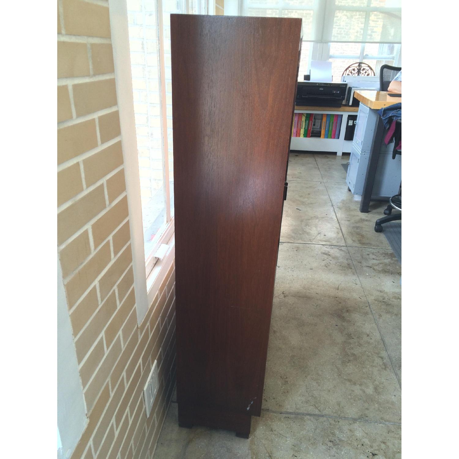 Wooden Bookcase w/ Glass Doors - image-3