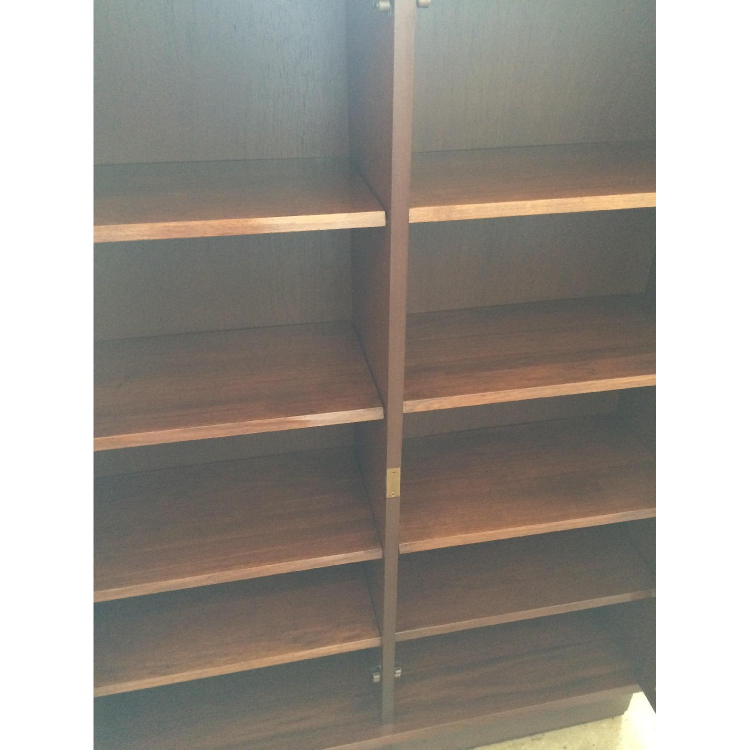 Wooden Bookcase w/ Glass Doors - image-6