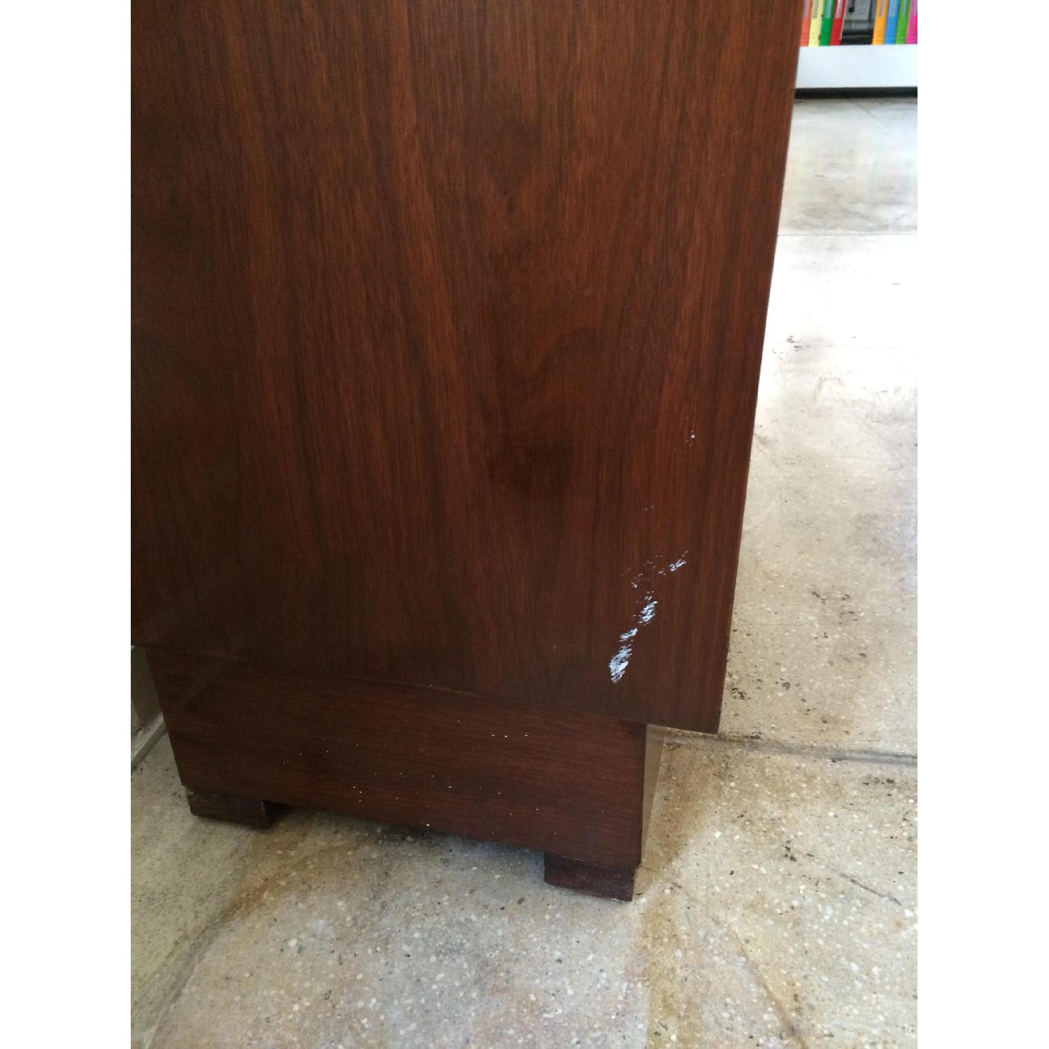 Wooden Bookcase w/ Glass Doors - image-7