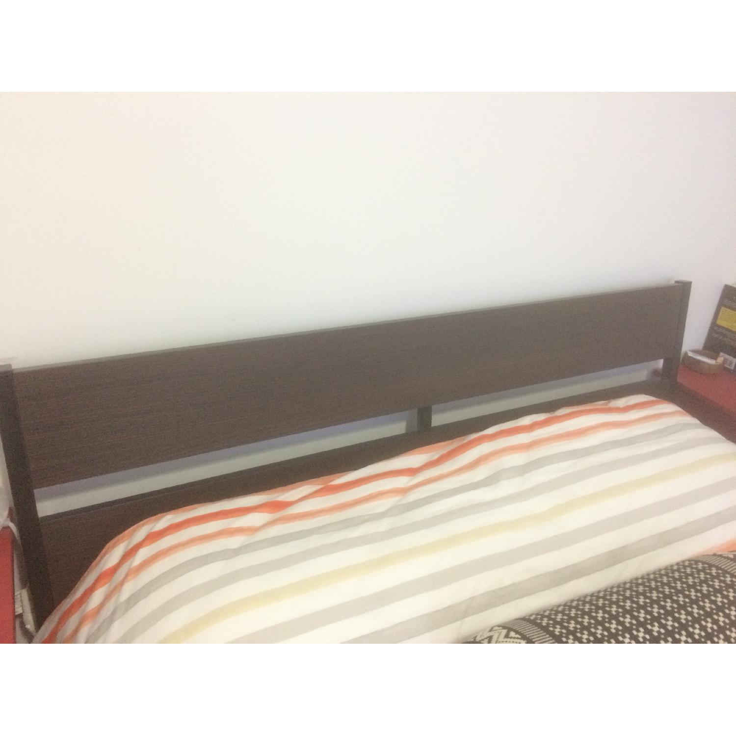Ikea Trysil Wood & Steel Queen Bed Frame - image-2