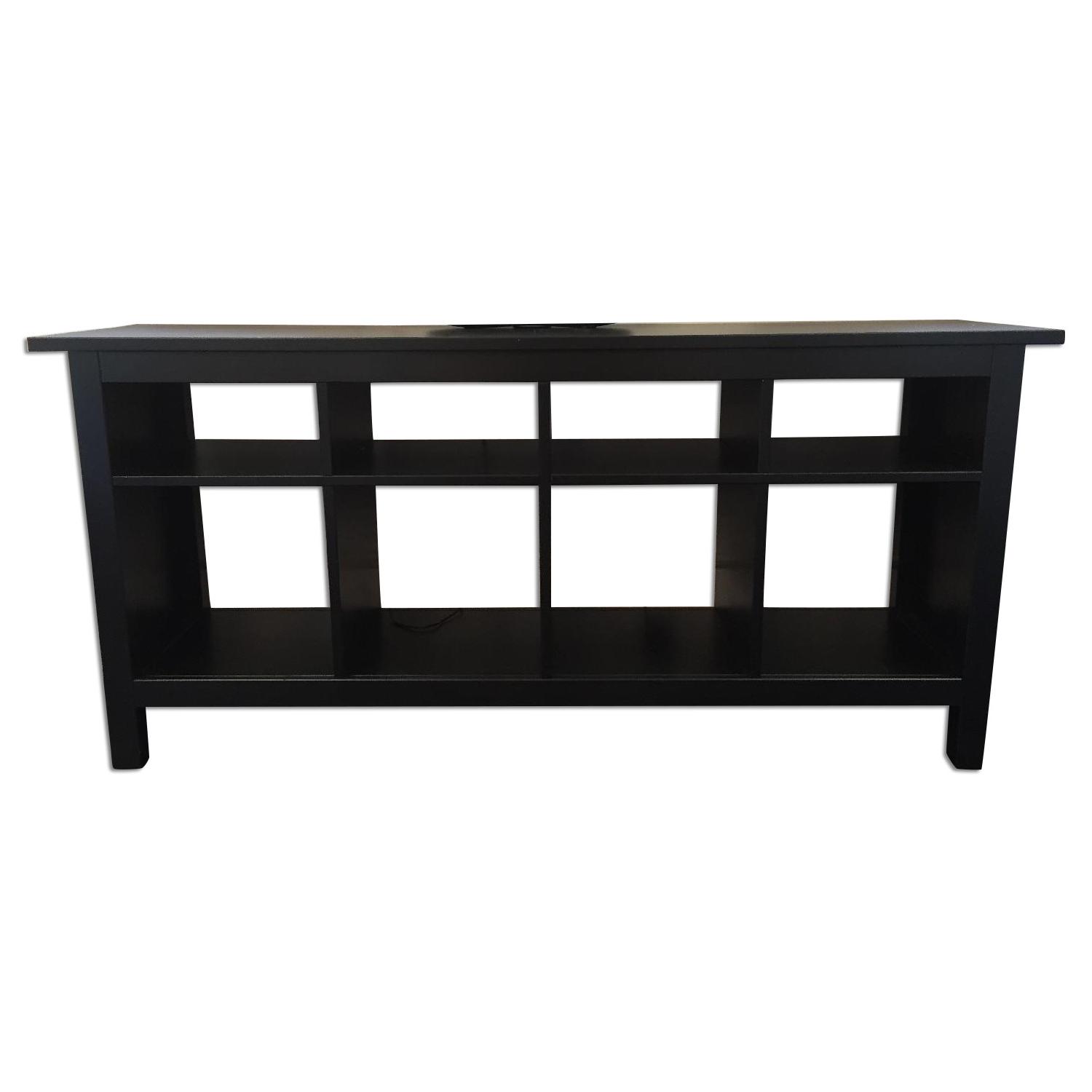 Ikea Black 2 Level Shelf AptDeco