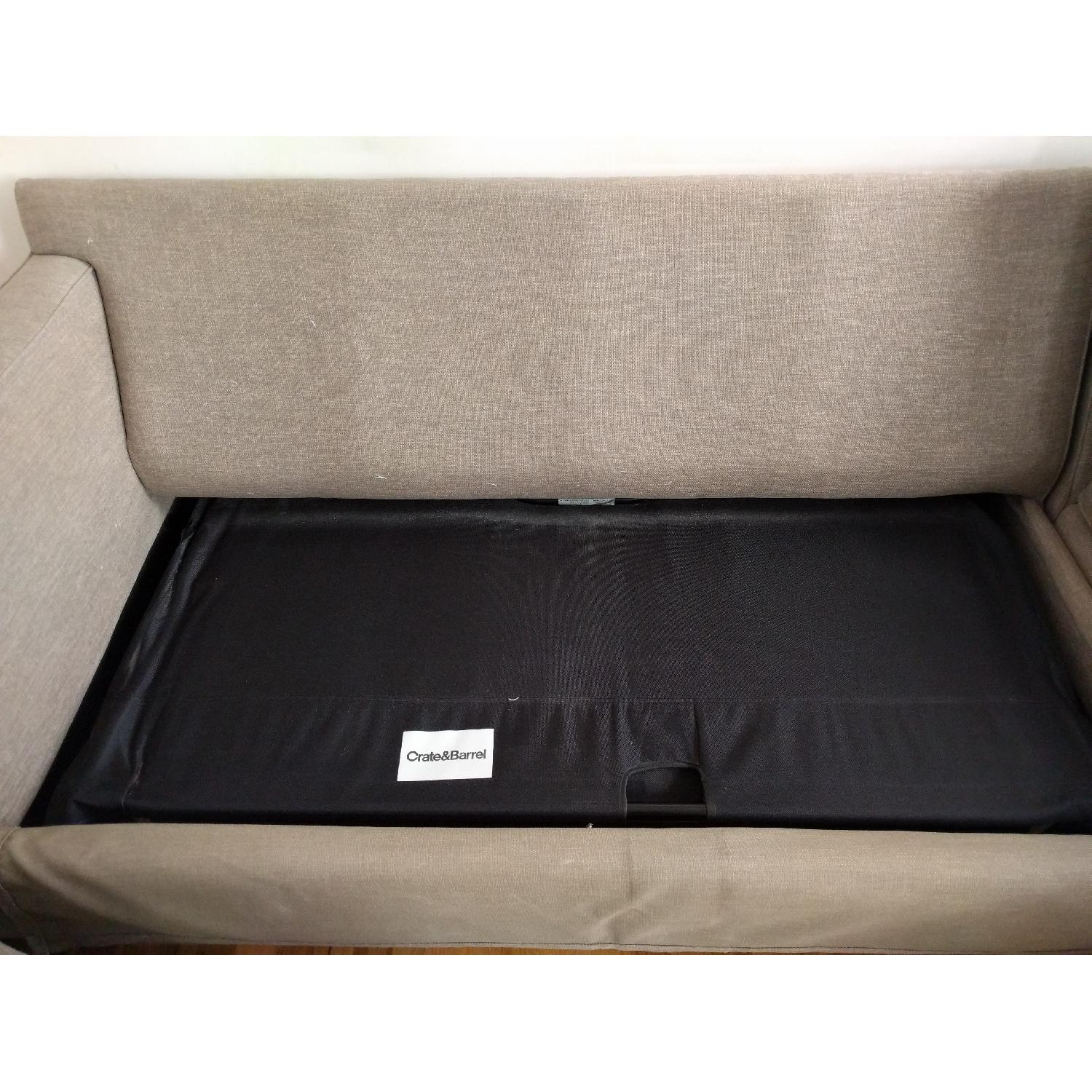 Crate & Barrel Davis Sleeper Sectional Sofa - image-4