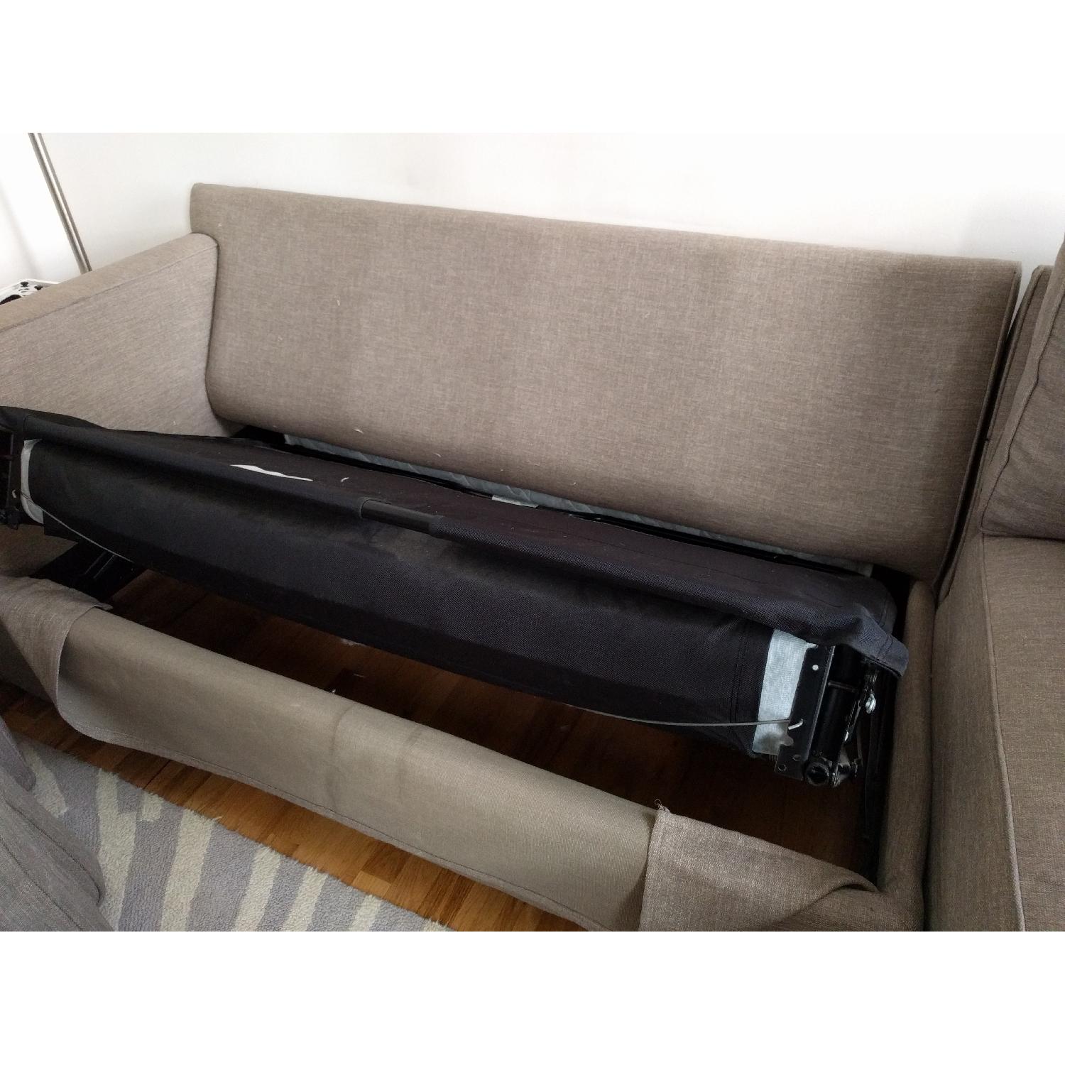 Crate & Barrel Davis Sleeper Sectional Sofa - image-5