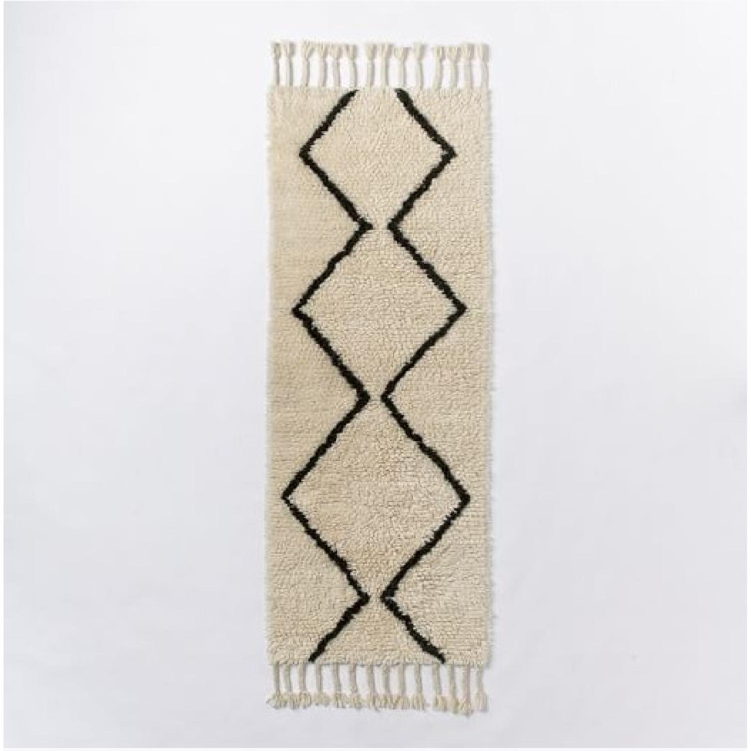 West Elm Souk Wool Rug/Runner in Ivory - image-3