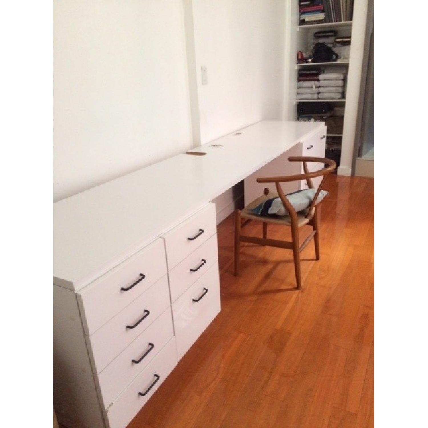 Techline Furniture Custom White Work Desk - image-1