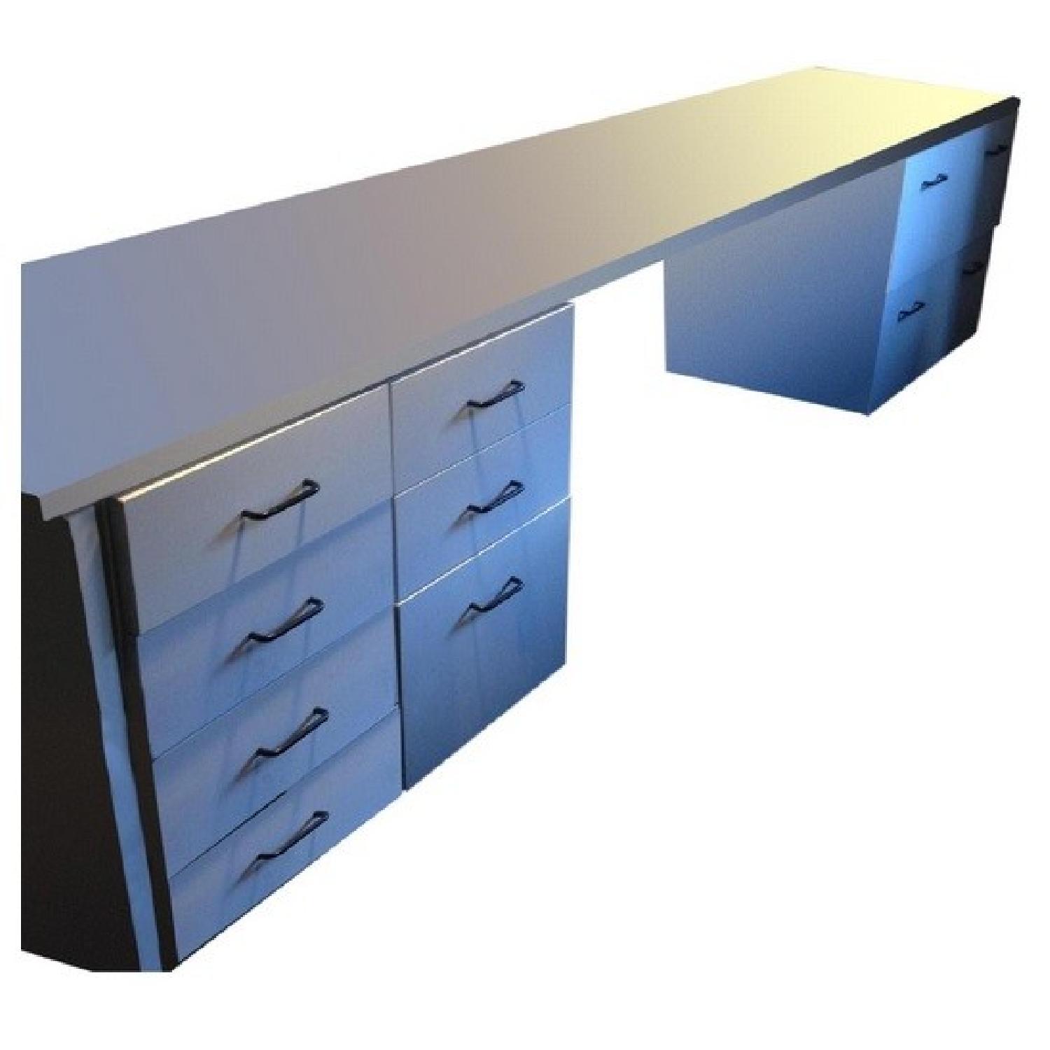 Techline Furniture Custom White Work Desk - image-2