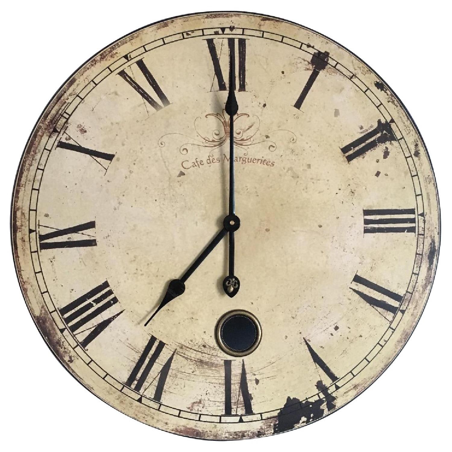 Vintage-Style Wall Clock - image-0