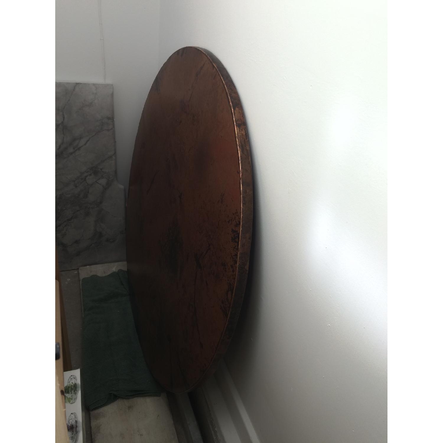 Arhaus Copper Top Round Dining Table - image-2