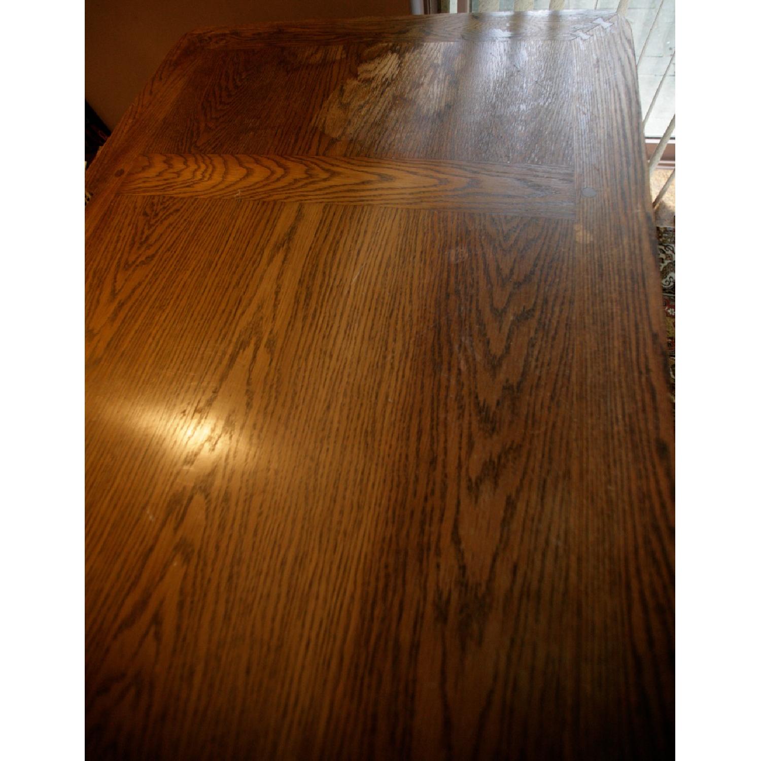 Romweber Viking Oak Traditional Executive Desk - image-3