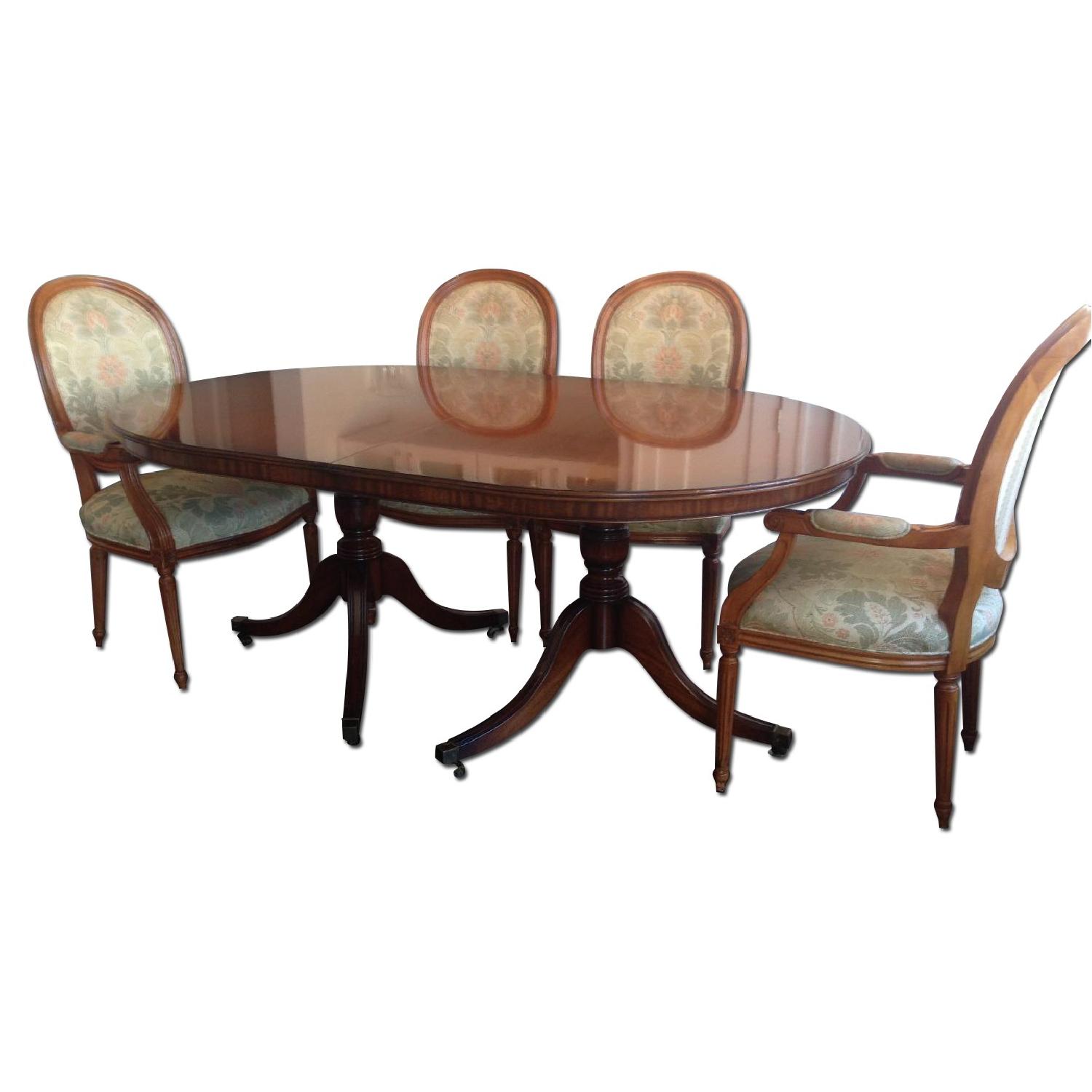 Bevan Funnell Mahogany Extendable Dining Table - image-5