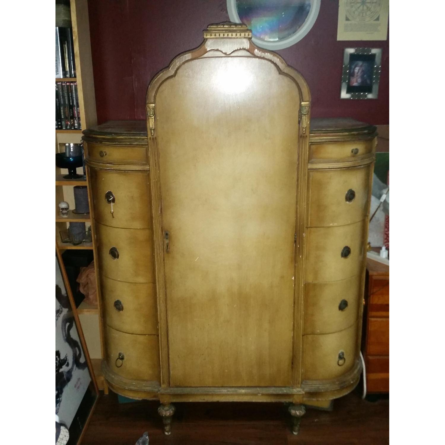 Vintage Shabby Chic Wardrobe - image-1