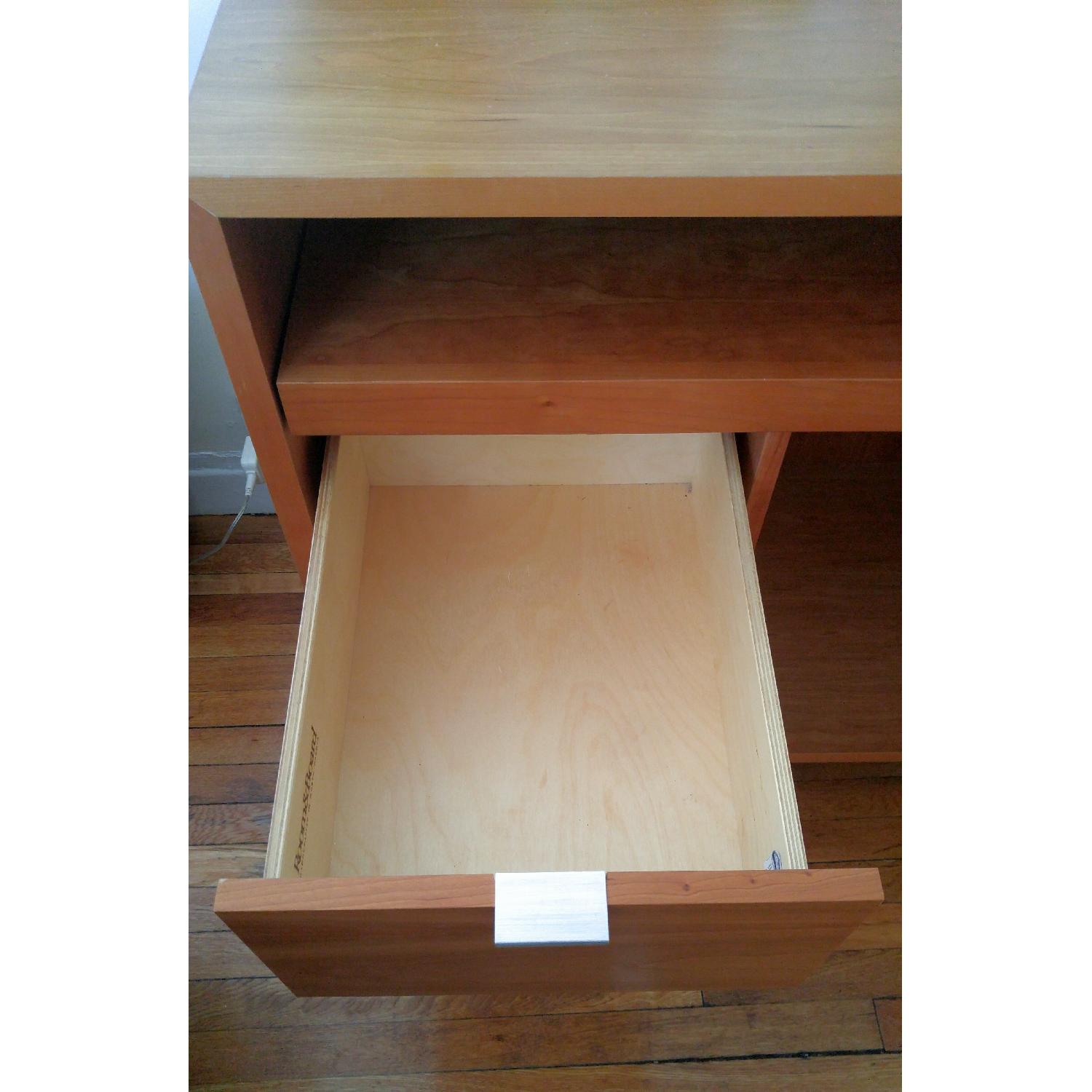 Room & Board Copenhagen Office Armoire Desk in Cherry Wood - image-3