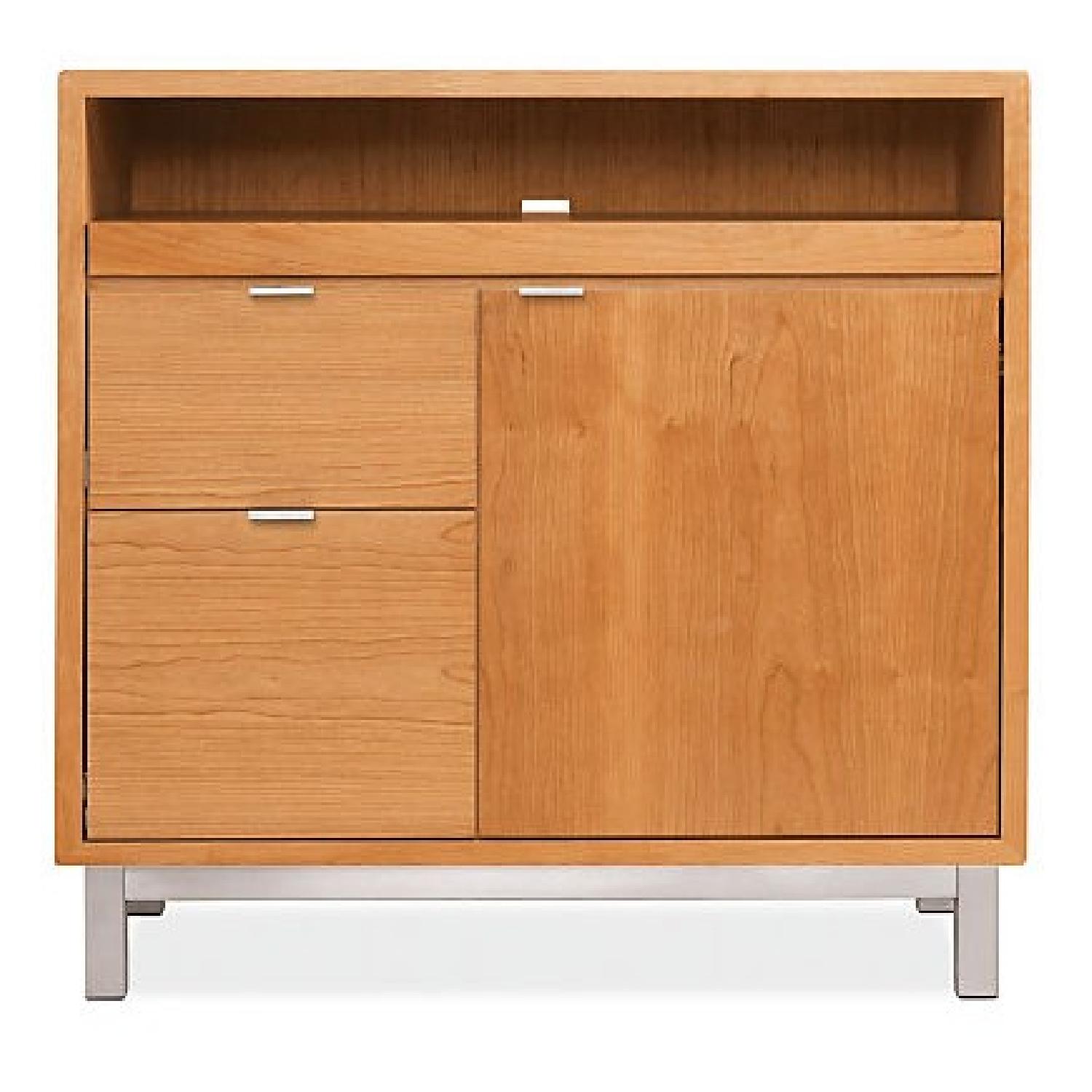 Room & Board Copenhagen Office Armoire Desk in Cherry Wood - image-5