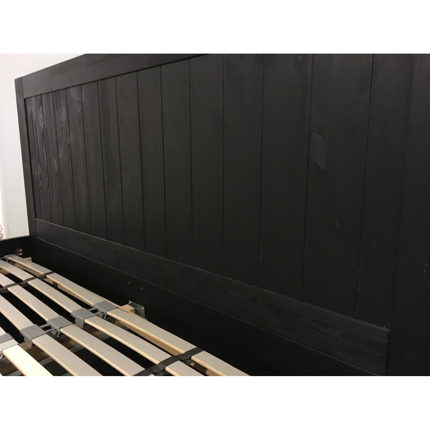 Ikea Fjell Pine Queen Storage Bed Frame AptDeco