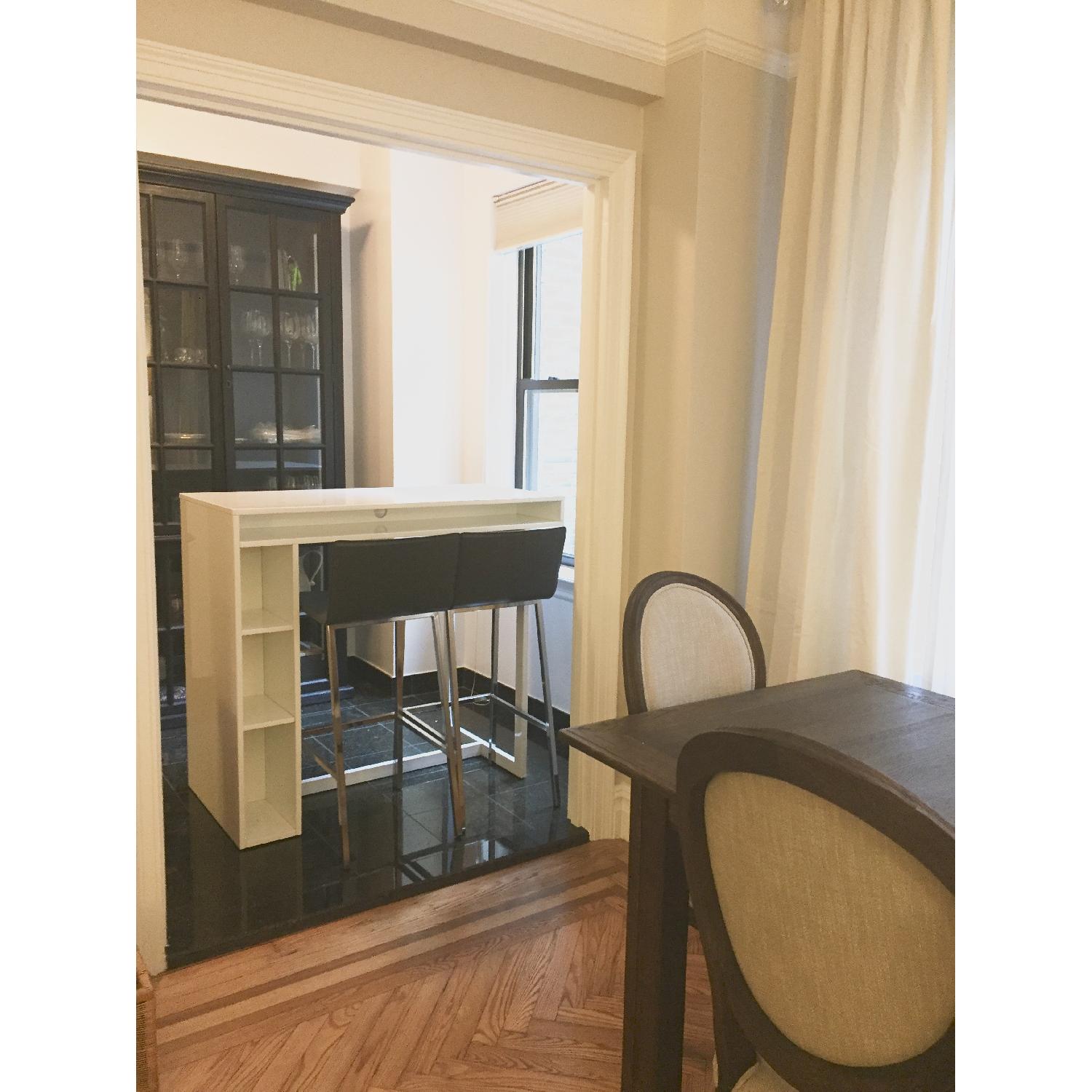 CB2 Public White High Dining Table - image-4