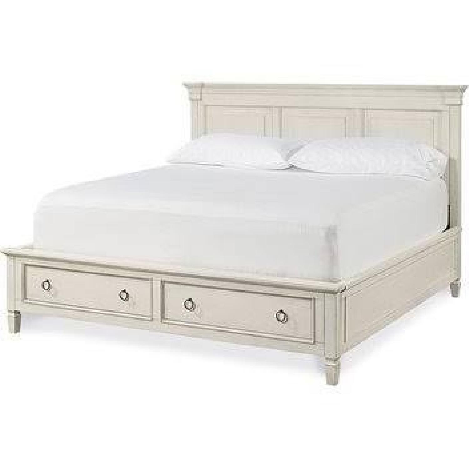 Universal Furniture Queen Sized Summer Hill Storage Bed Frame - image-1