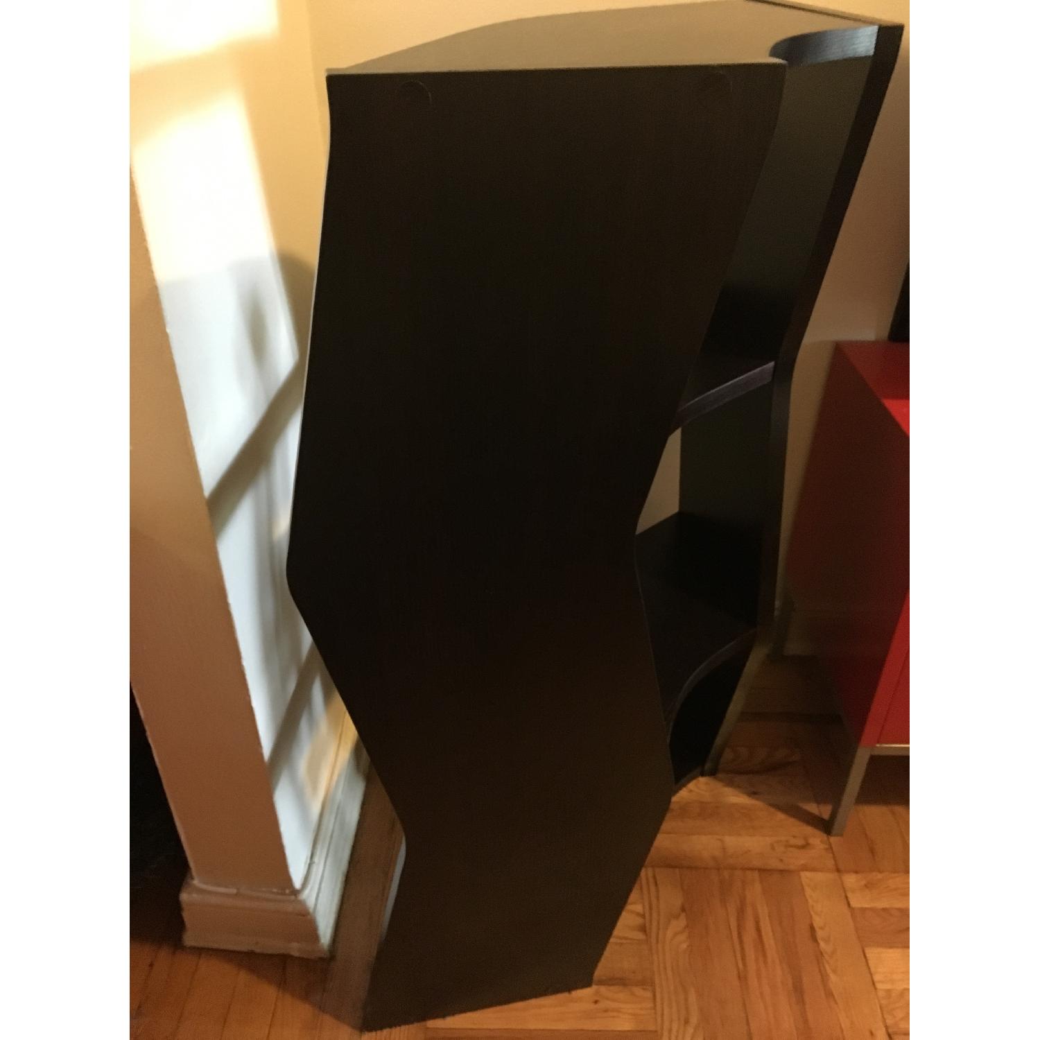 Dark Wood Corner Bookshelf - image-2