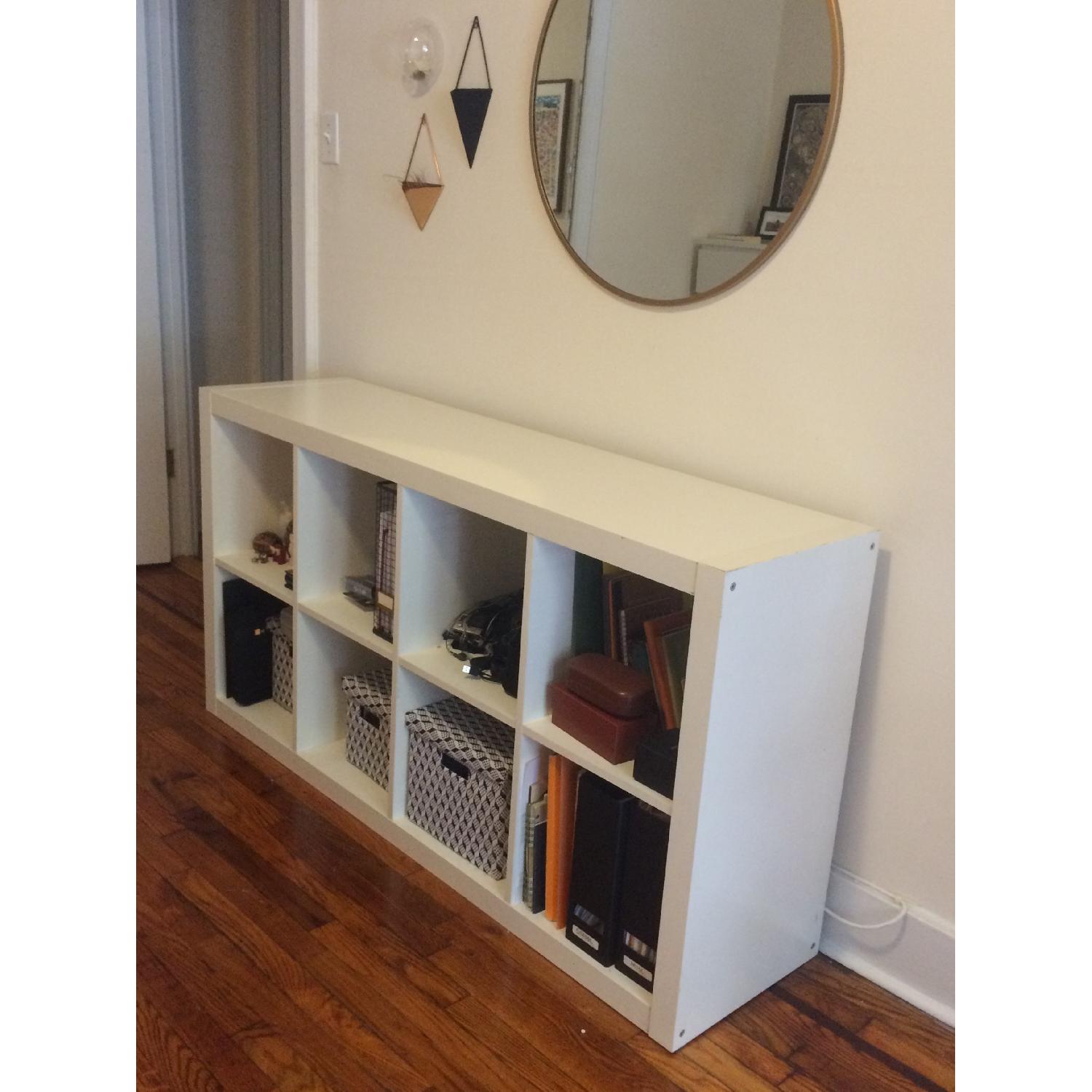 Ikea Kallax Shelving Unit in White - AptDeco