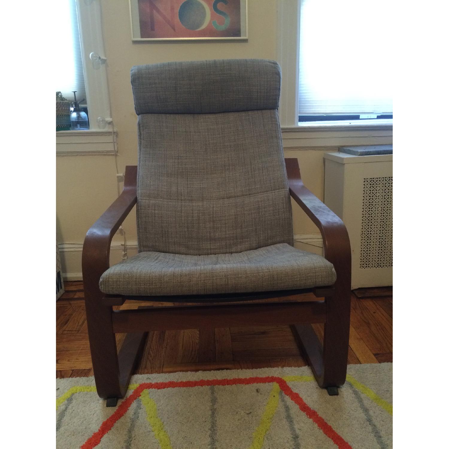 Ikea Poang Armchair in Grey - image-1