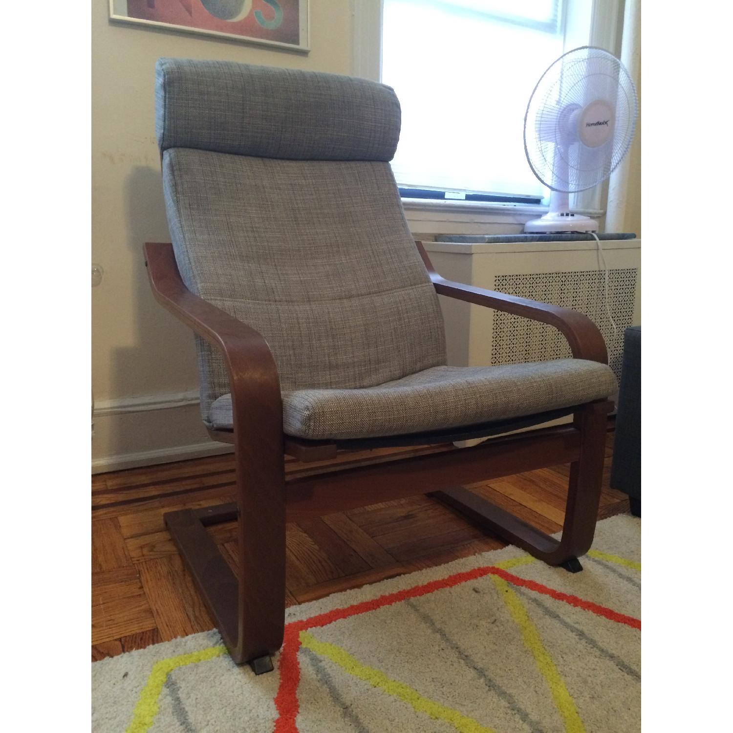 Ikea Poang Armchair in Grey - image-2