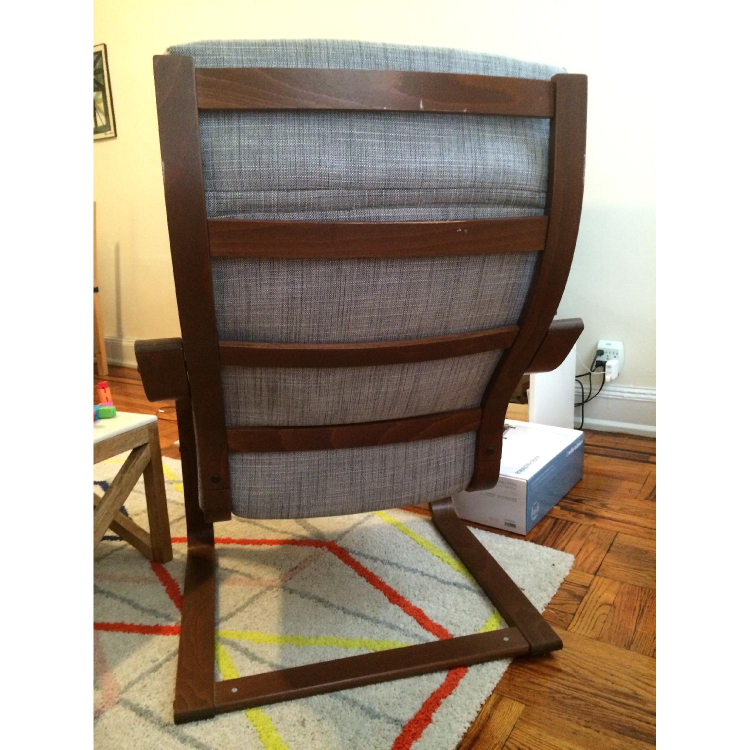 Ikea Poang Armchair in Grey - image-4