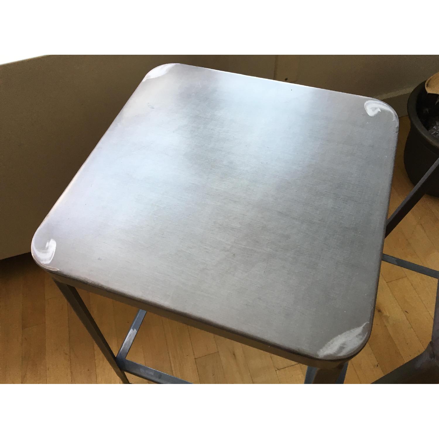 CB2 Flint Steel Counter Stool - image-3