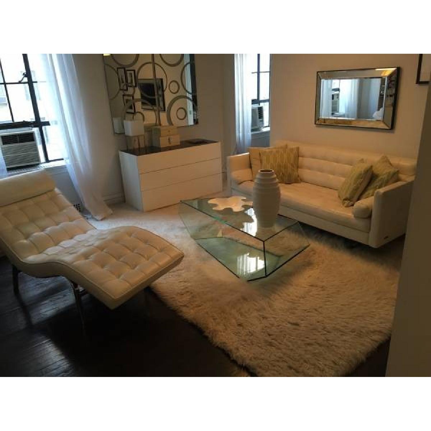 Custom Italian Leather InCanto Sofa + Chaise Lounge - image-3