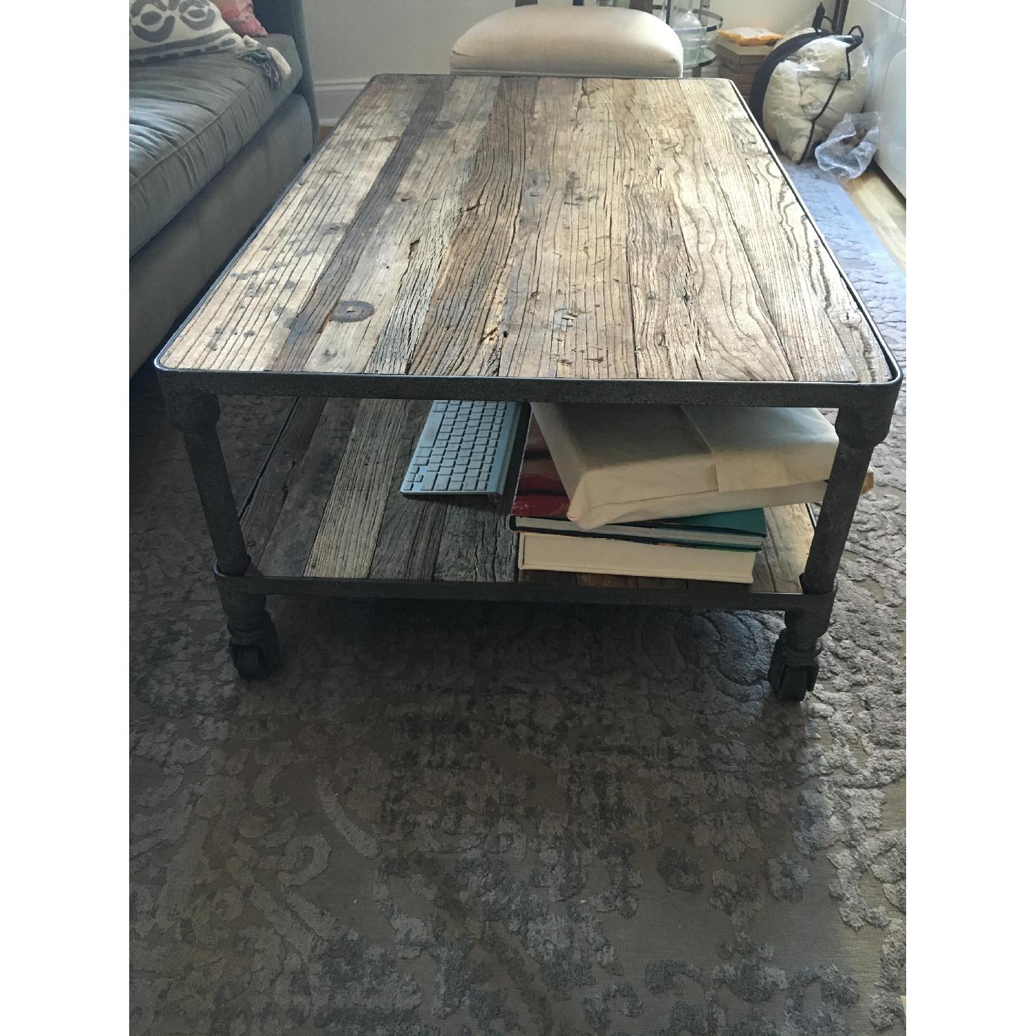 Restoration Hardware Dutch Industrial Coffee Table AptDeco