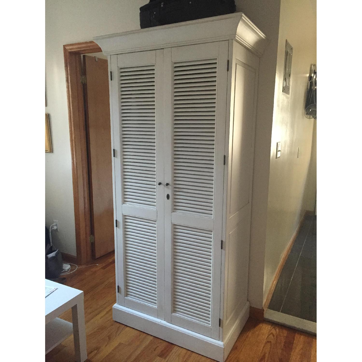 Restoration Hardware Shutter Single Armoire - image-2