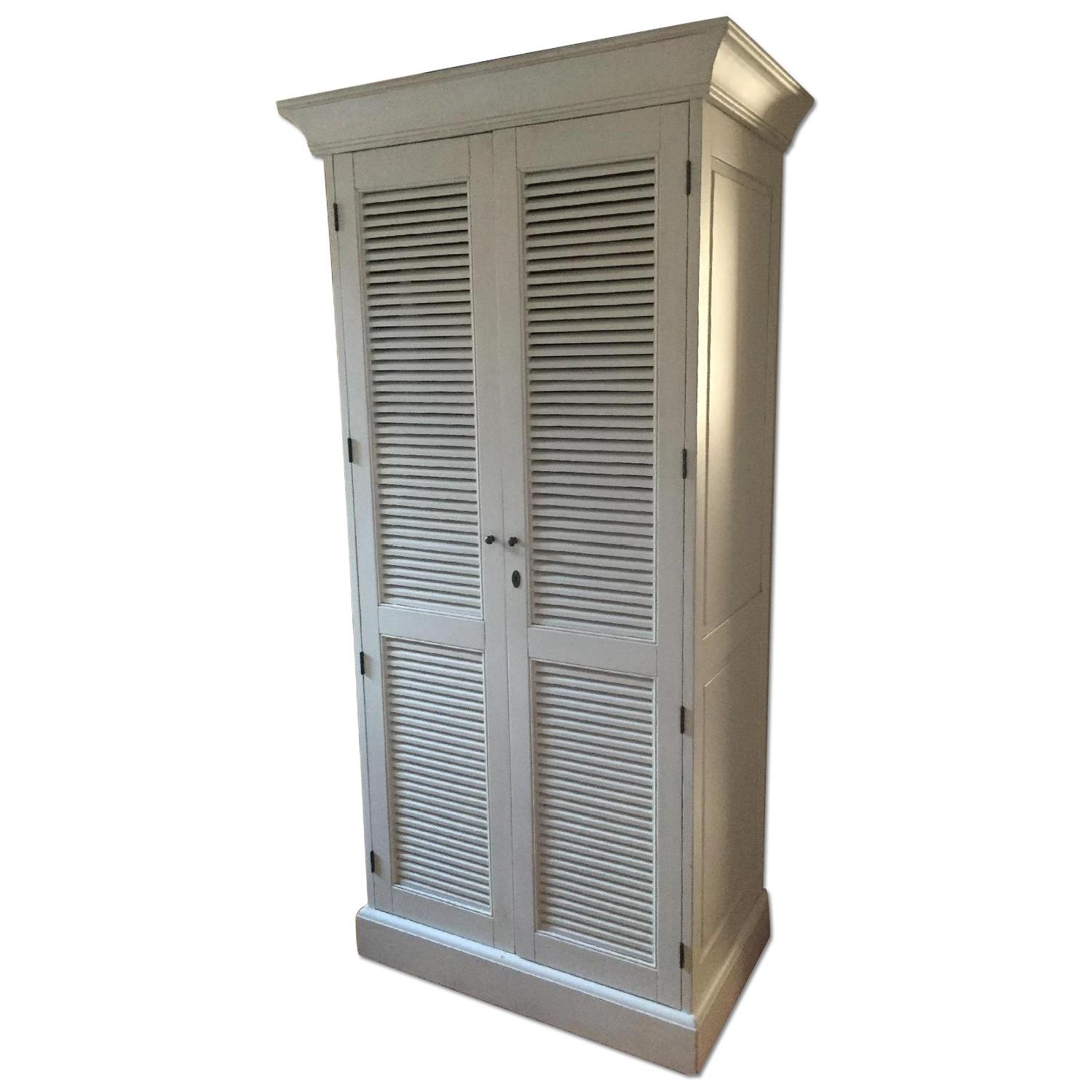 Restoration Hardware Shutter Single Armoire AptDeco
