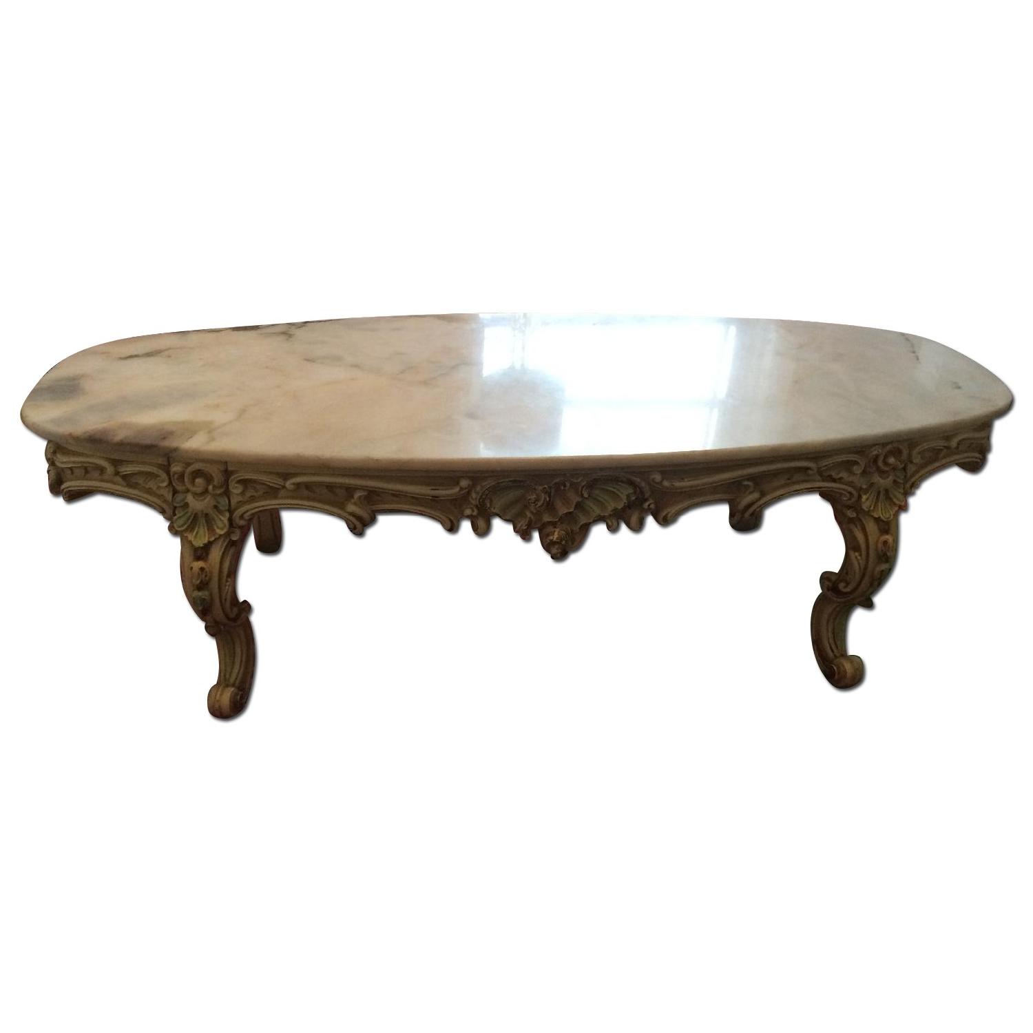 Antique French Provincial Coffee Table AptDeco