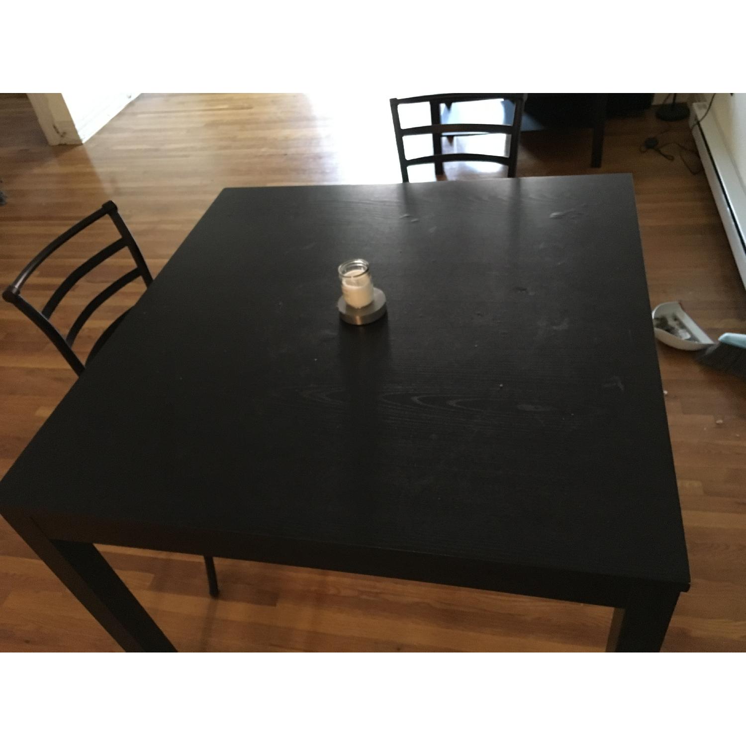 Ikea Tall Bar/Dining Table w/ 2 Revolving High Chairs - image-5