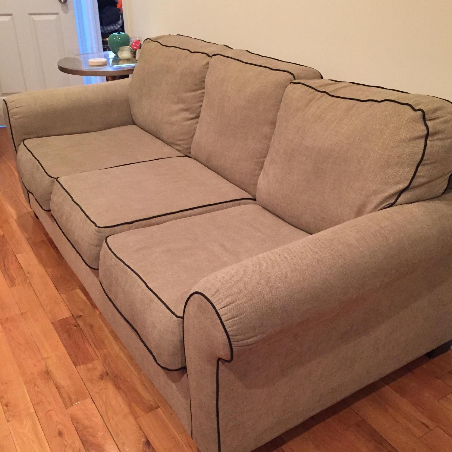 Ashley's 3-Seater Sofa w/ Black Piping - image-7